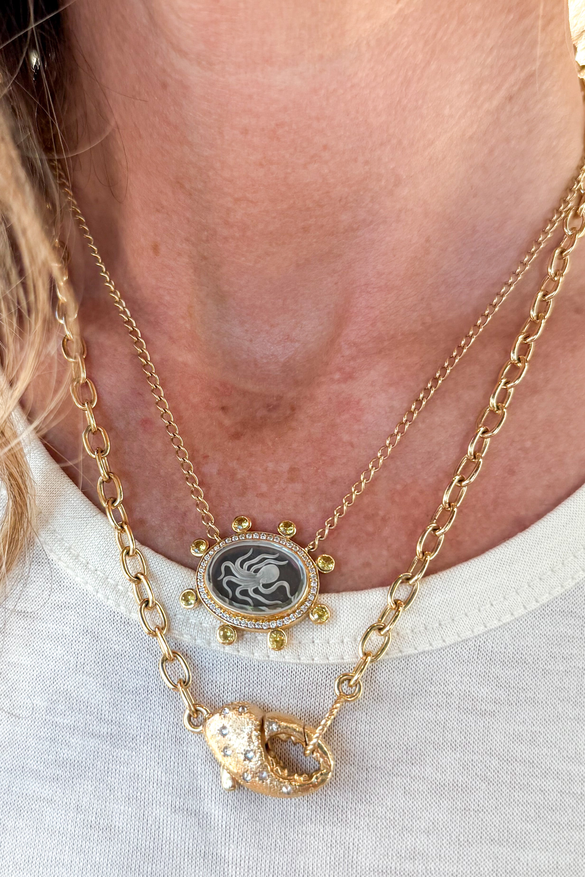 Large Octopus Caspian Necklace