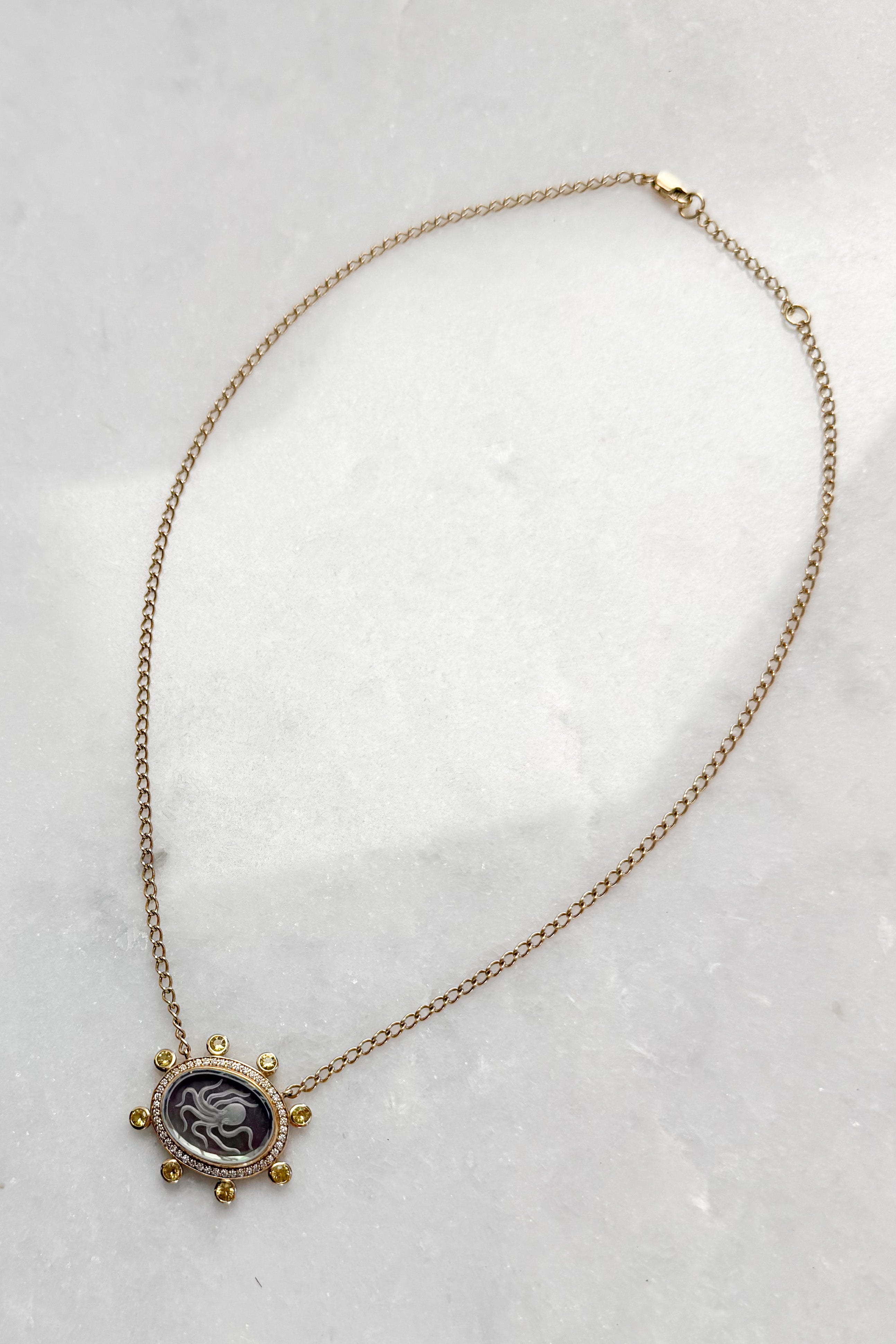 Large Octopus Caspian Necklace