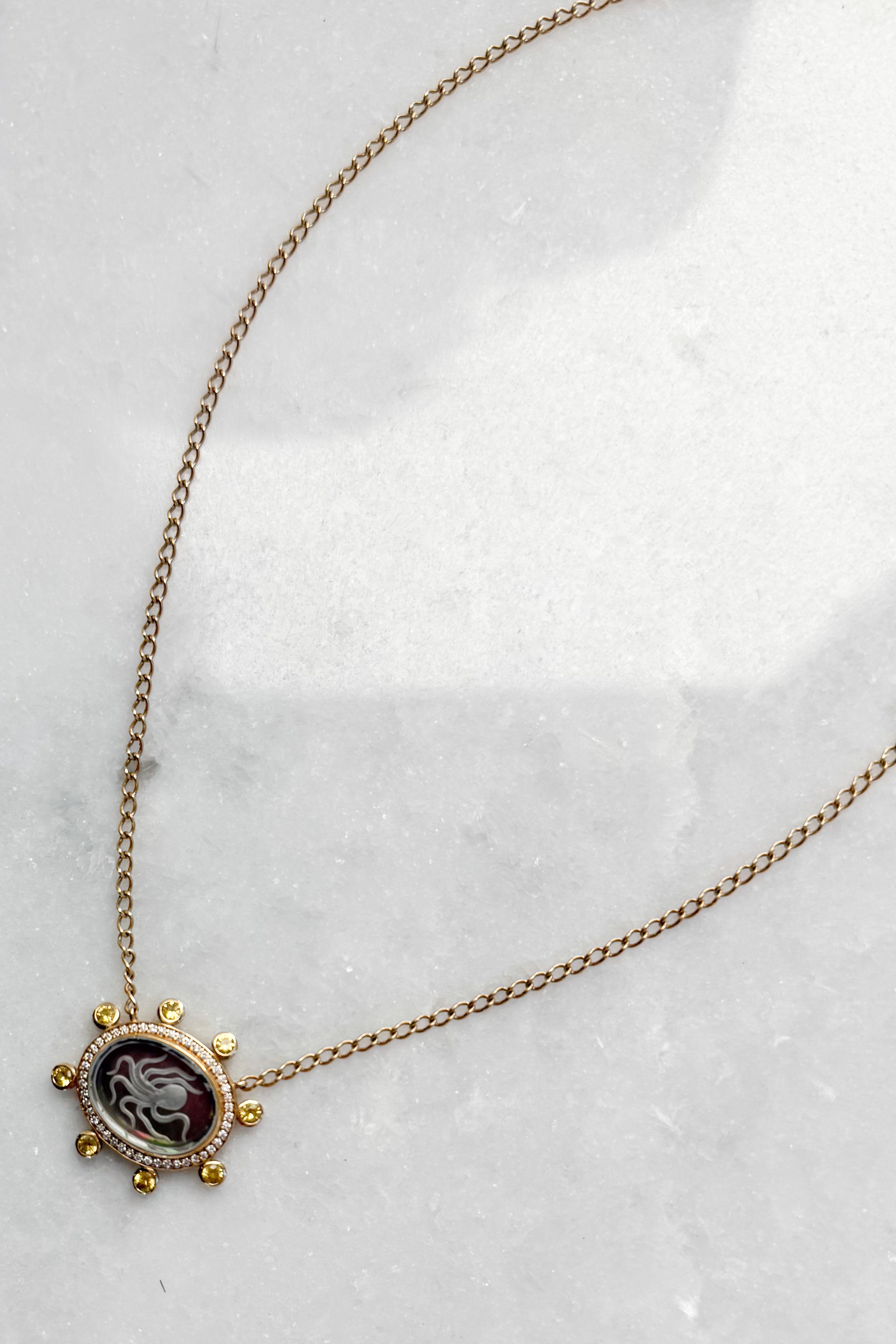 Large Octopus Caspian Necklace