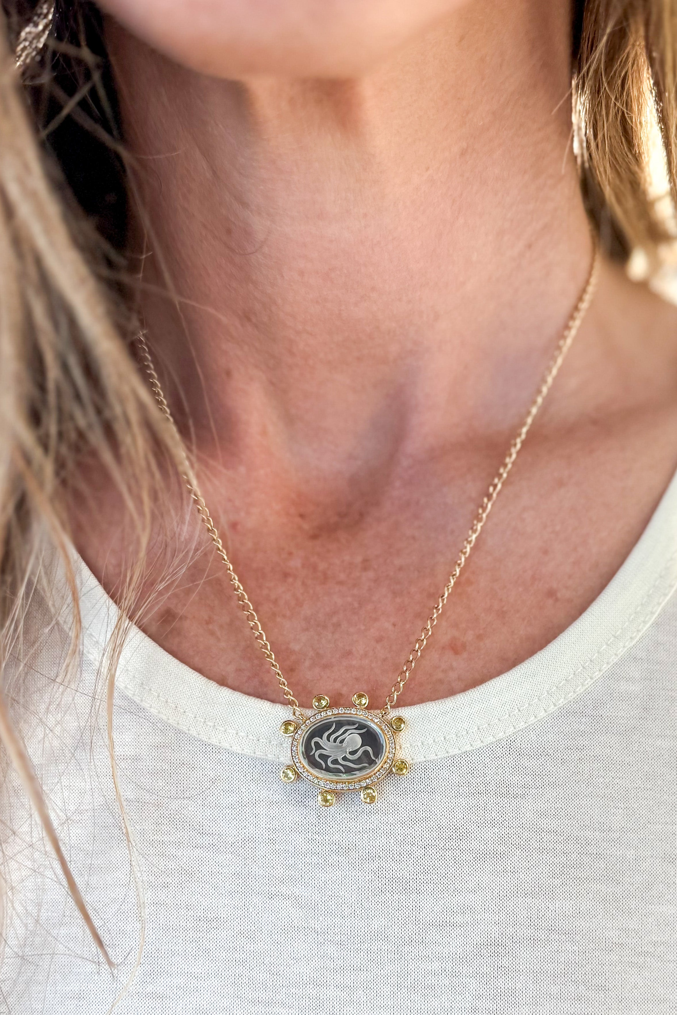 Large Octopus Caspian Necklace