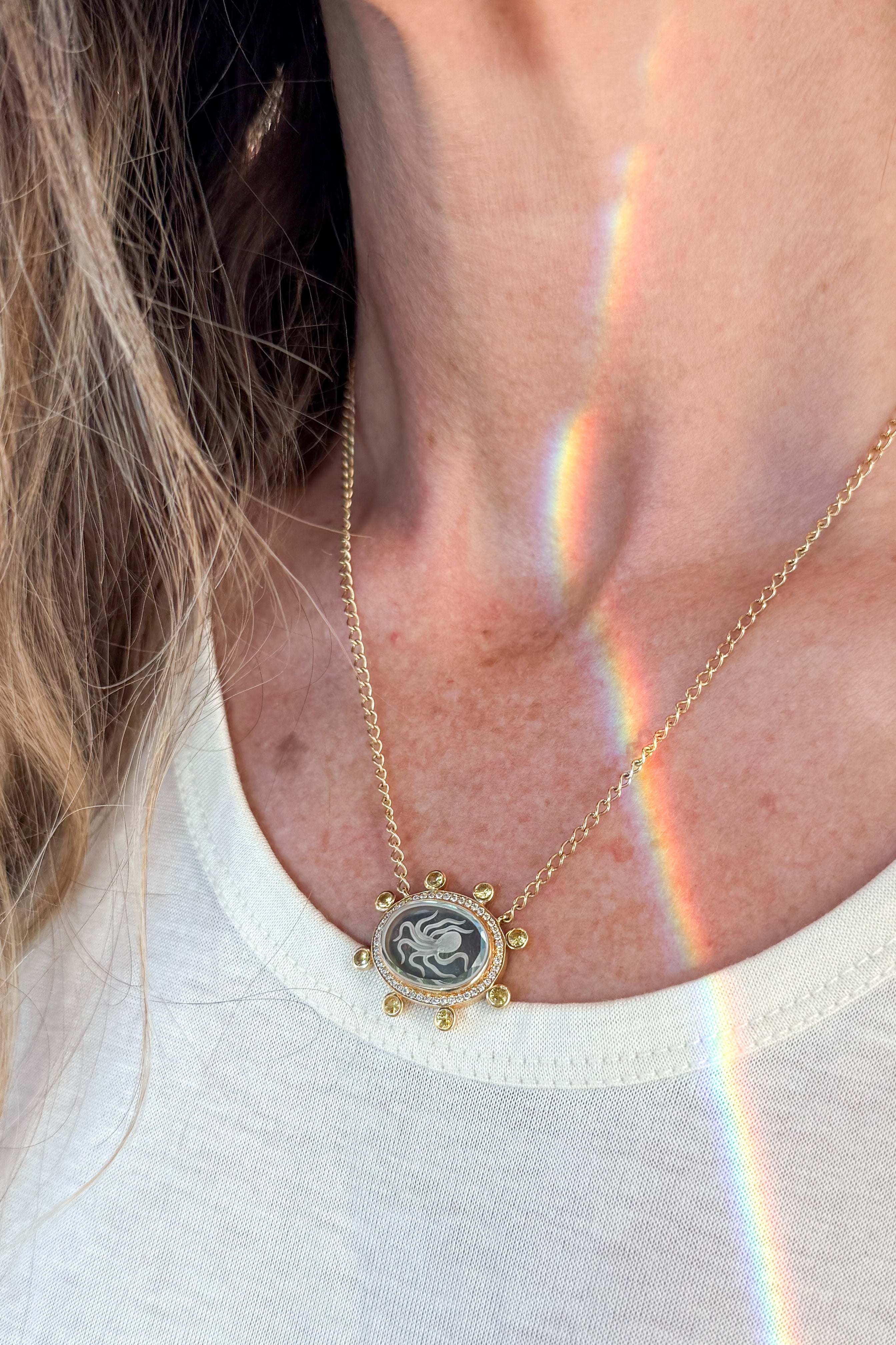 Large Octopus Caspian Necklace