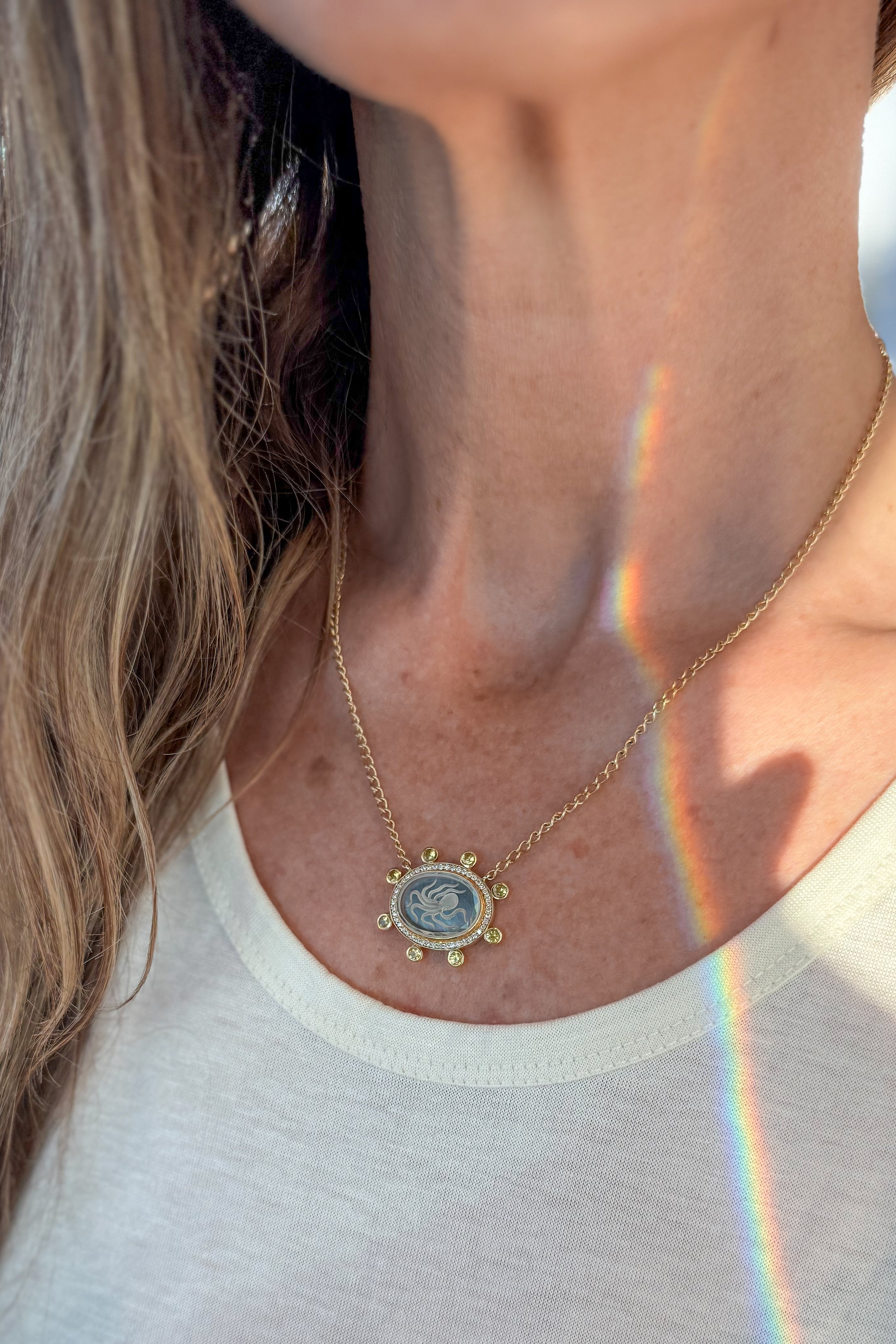 Large Octopus Caspian Necklace