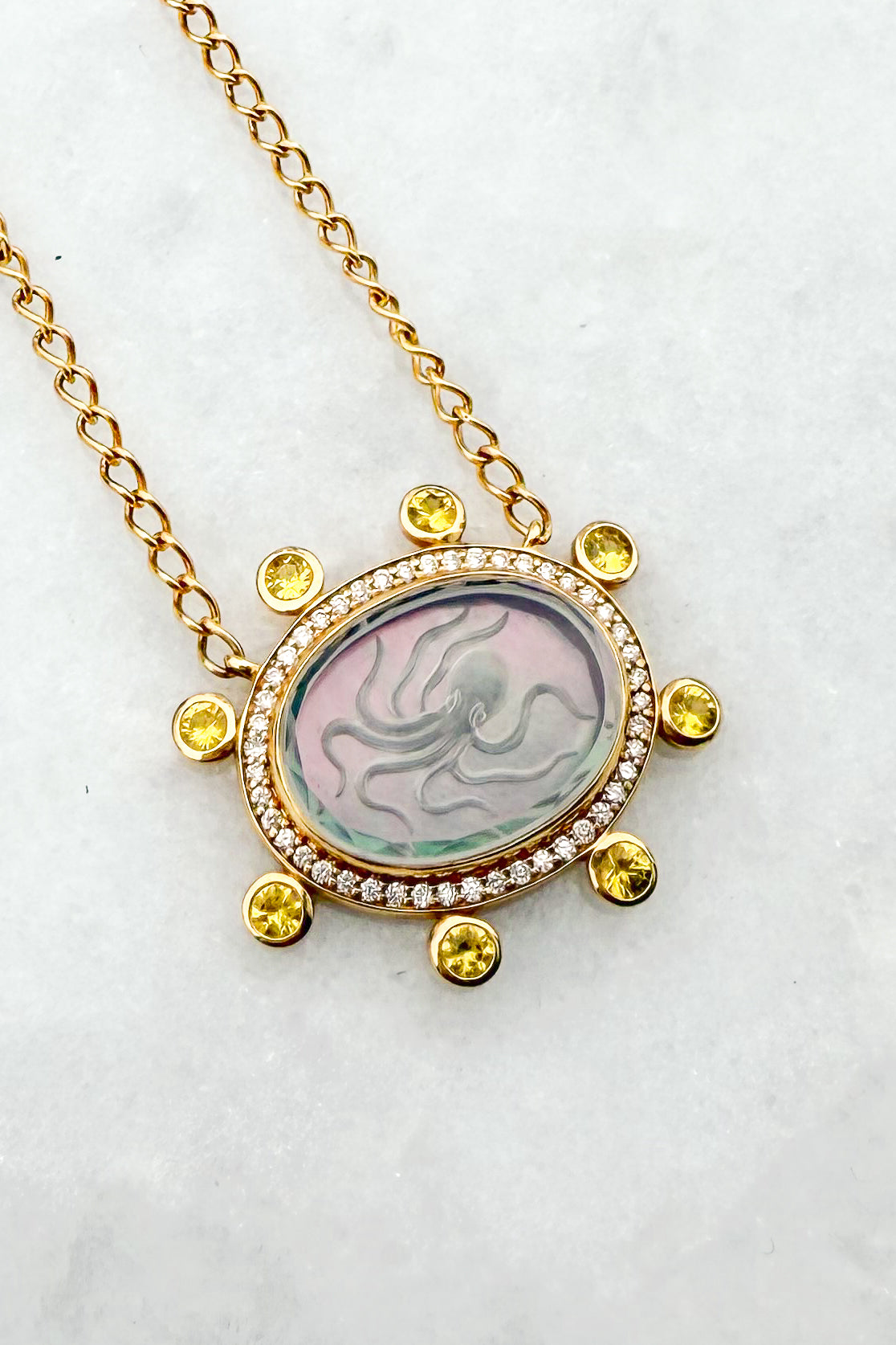 Large Octopus Caspian Necklace