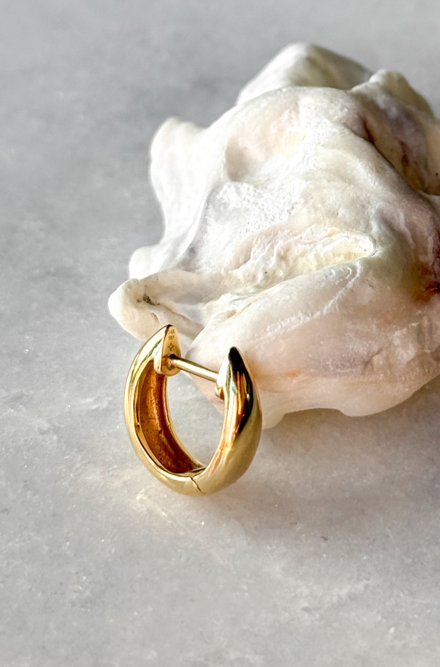 Chunky Graduated Huggie Hoop Earring