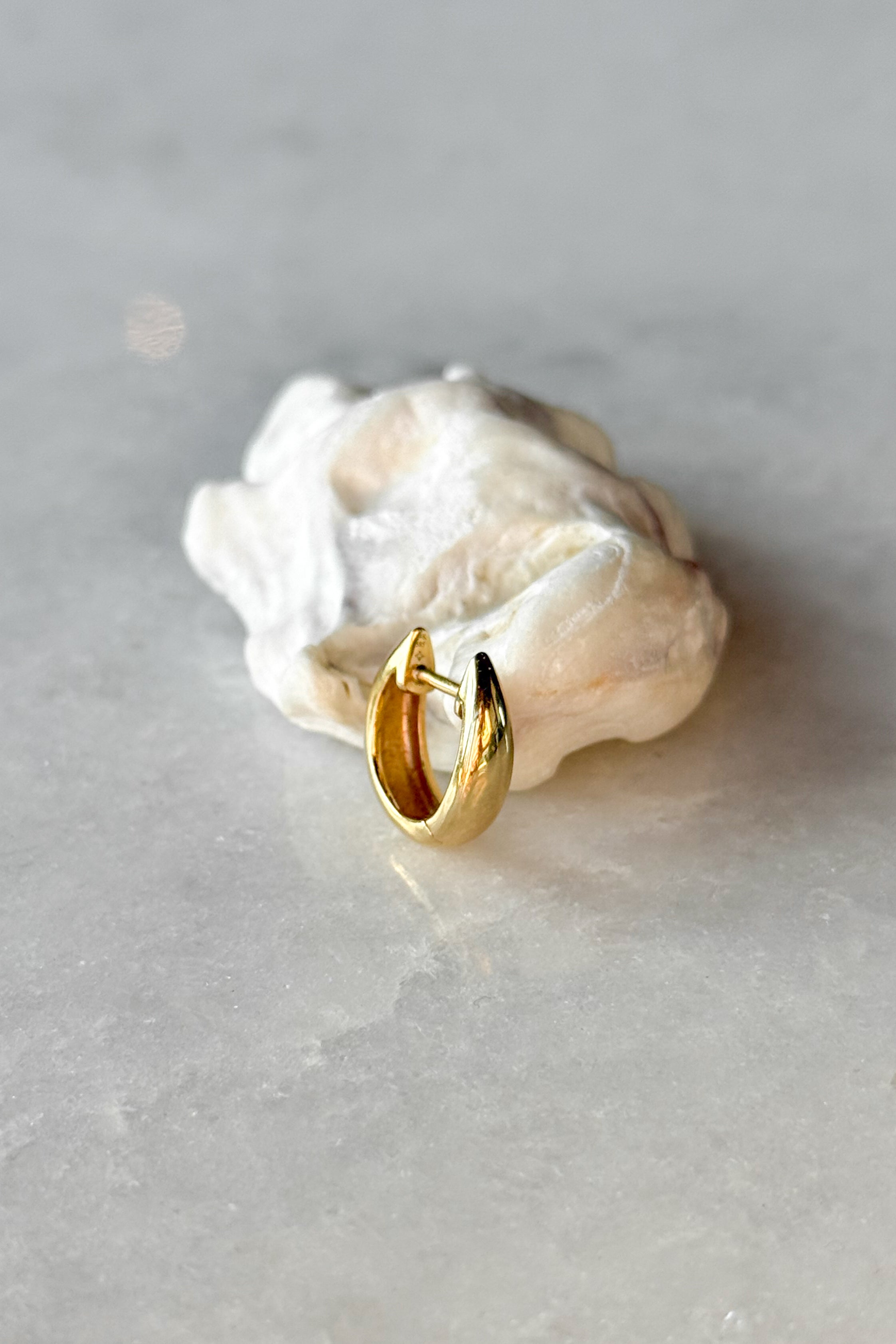 Chunky Graduated Huggie Hoop Earring