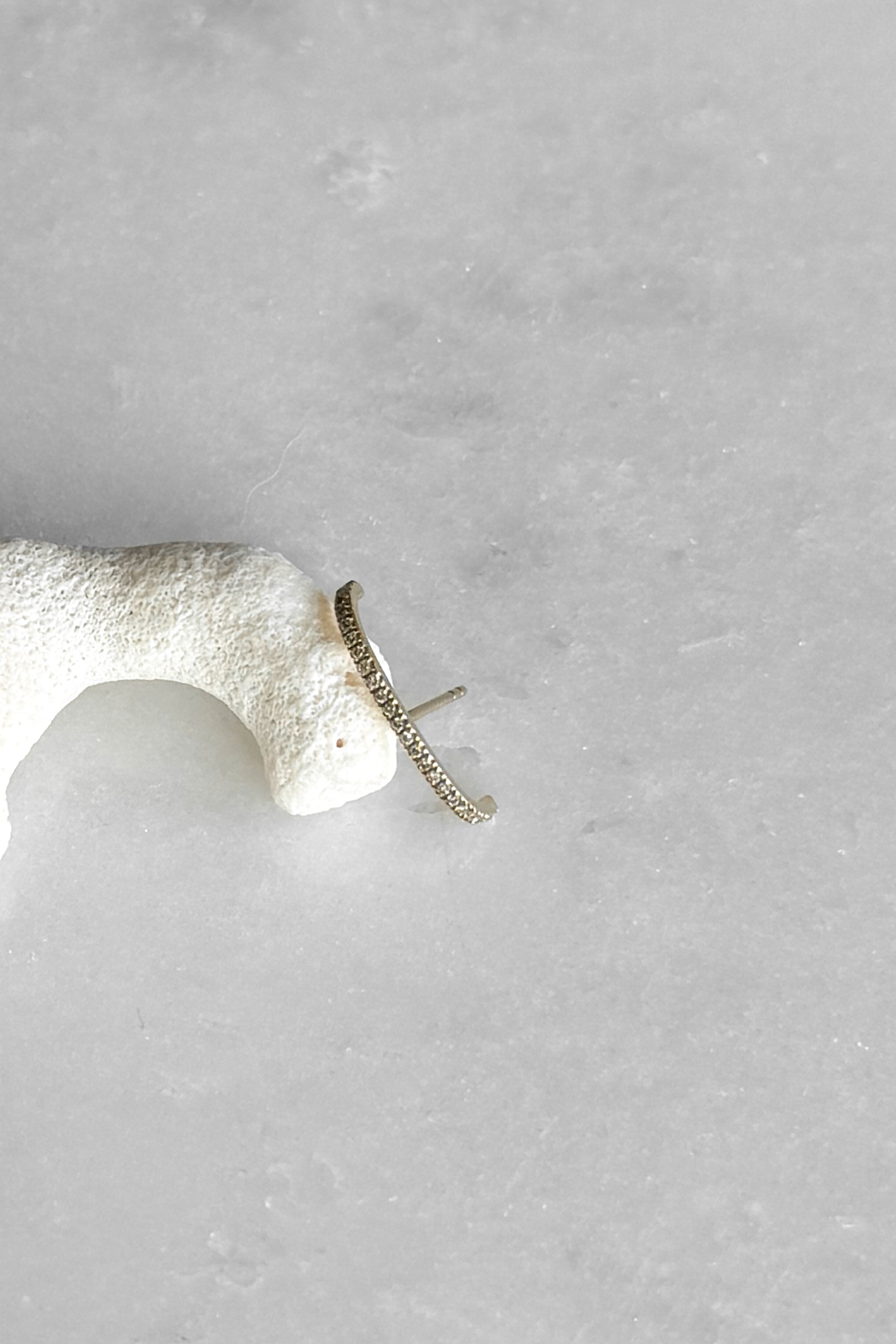 Diamond Ear Cuff Stud Earring