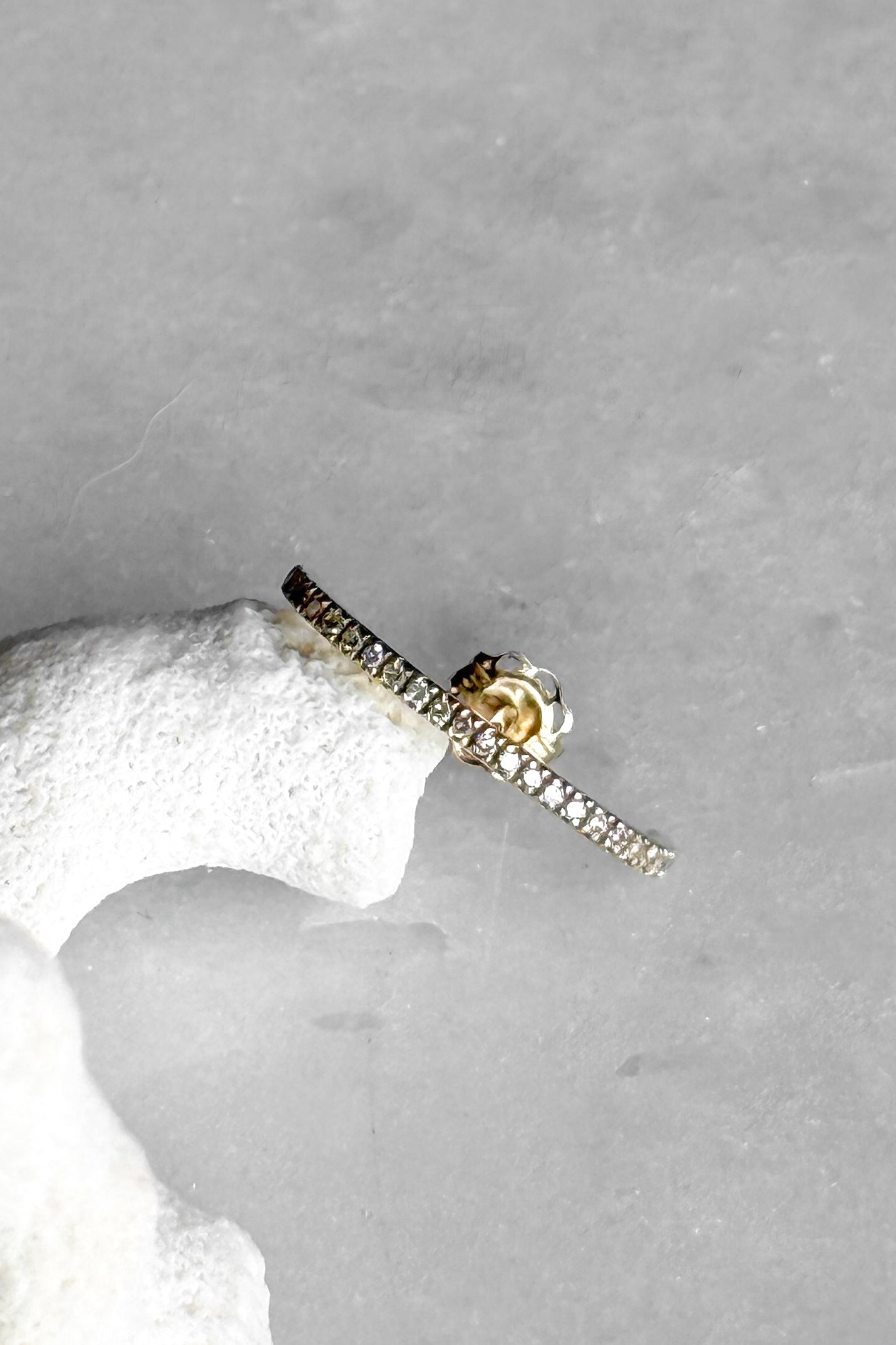 Diamond Ear Cuff Stud Earring