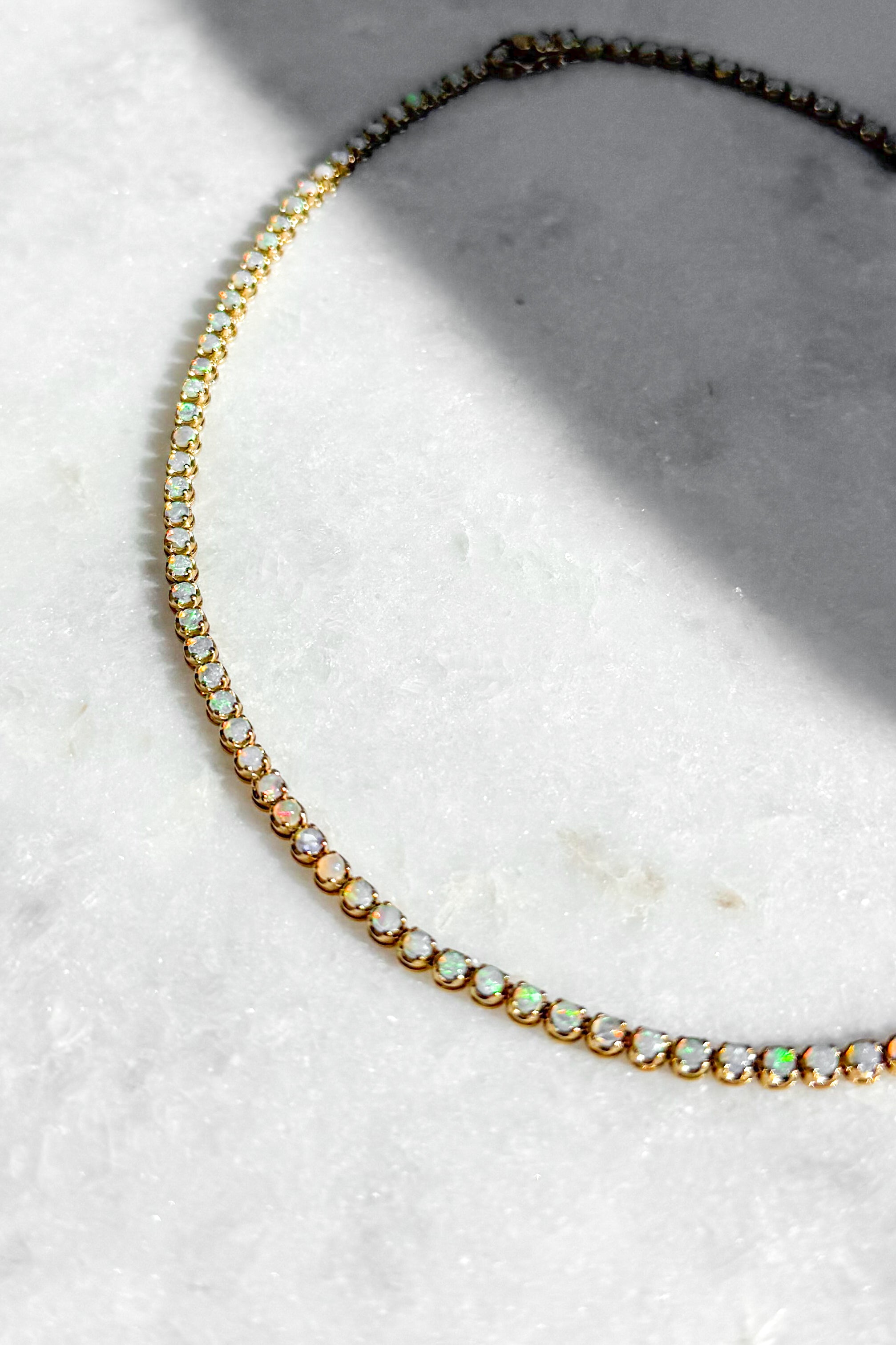 Opal Tennis Necklace