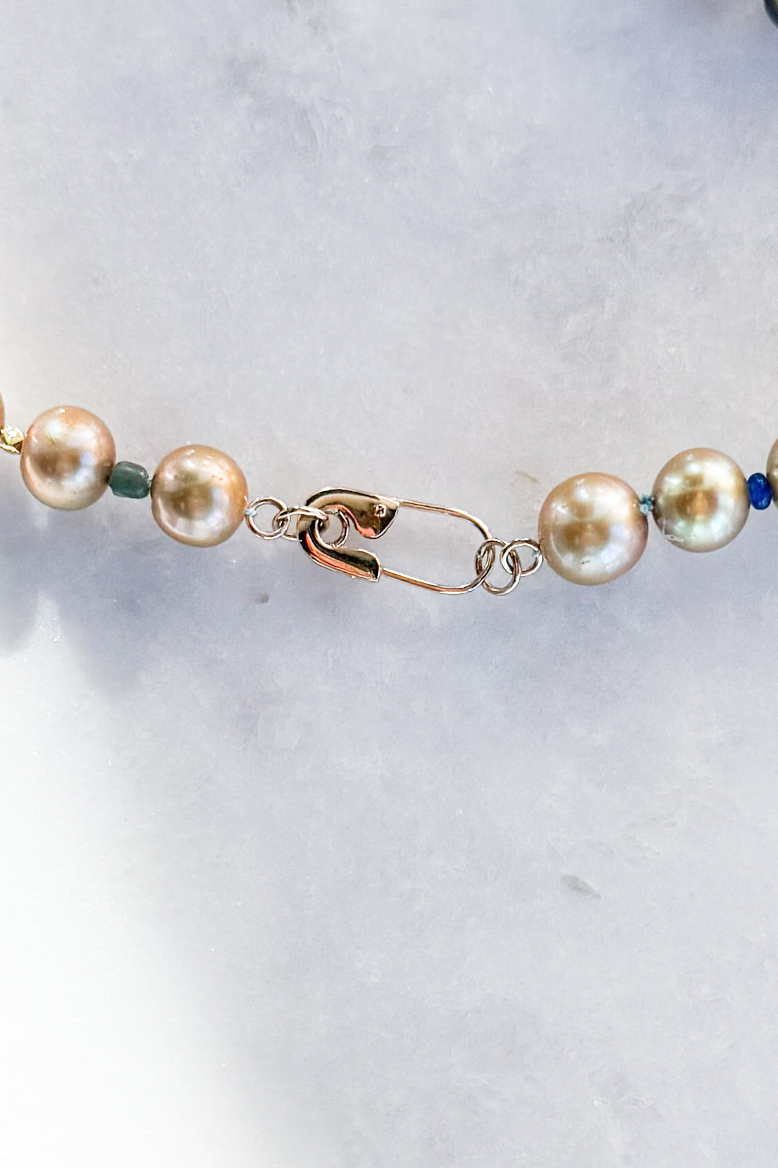 Golden Nila Pearl Necklace