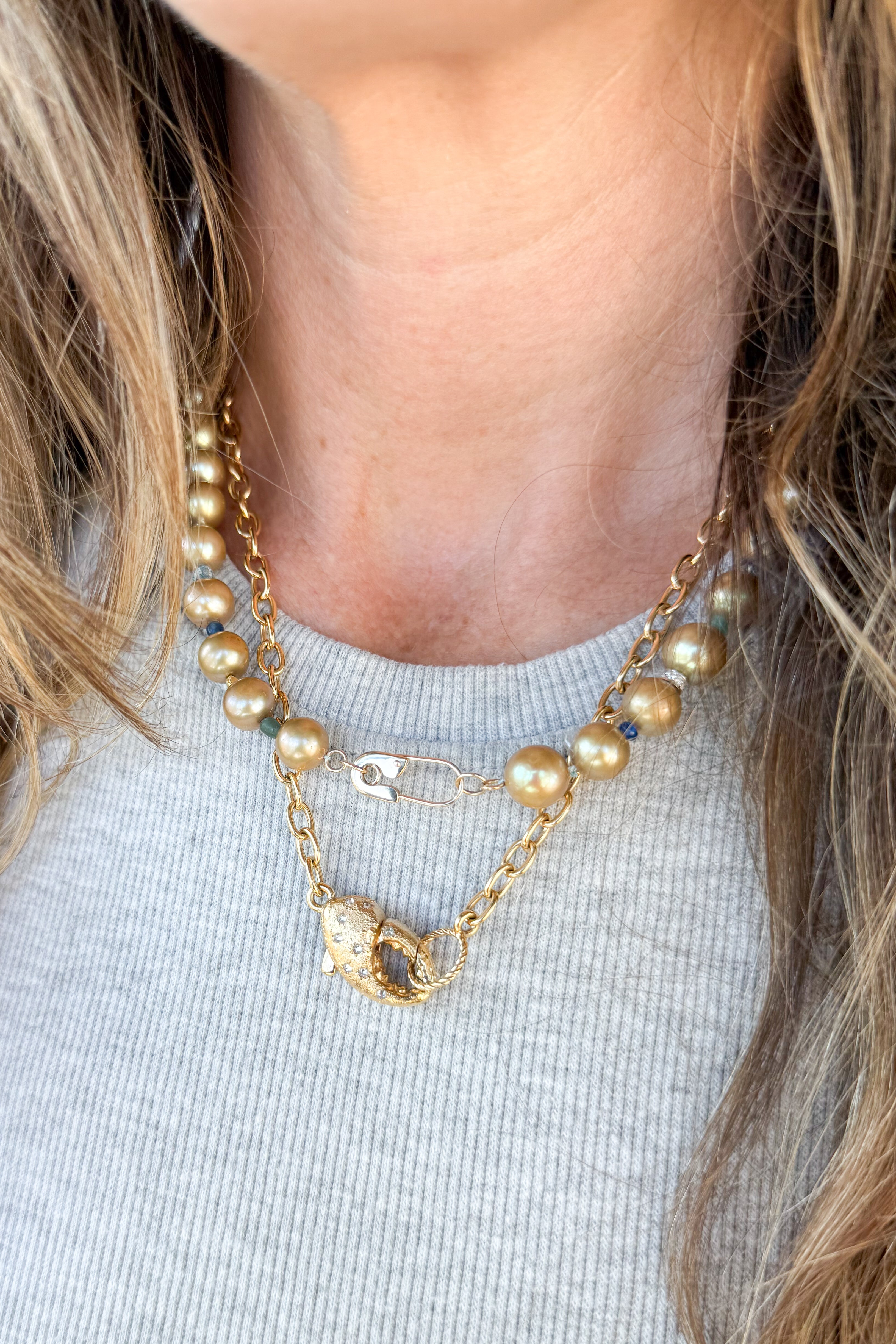 Golden Nila Pearl Necklace