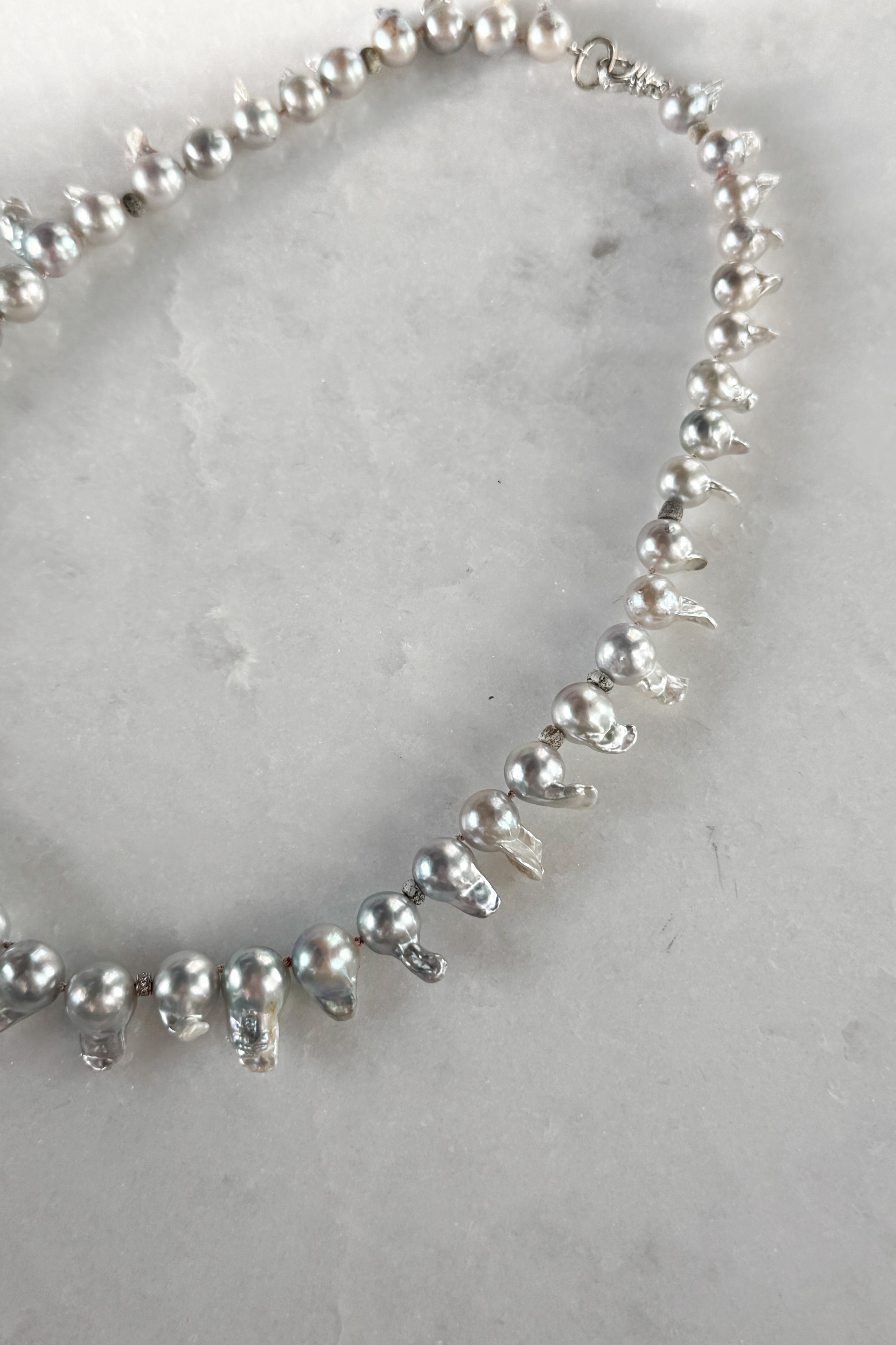 Graduated Baroque Pearl Necklace