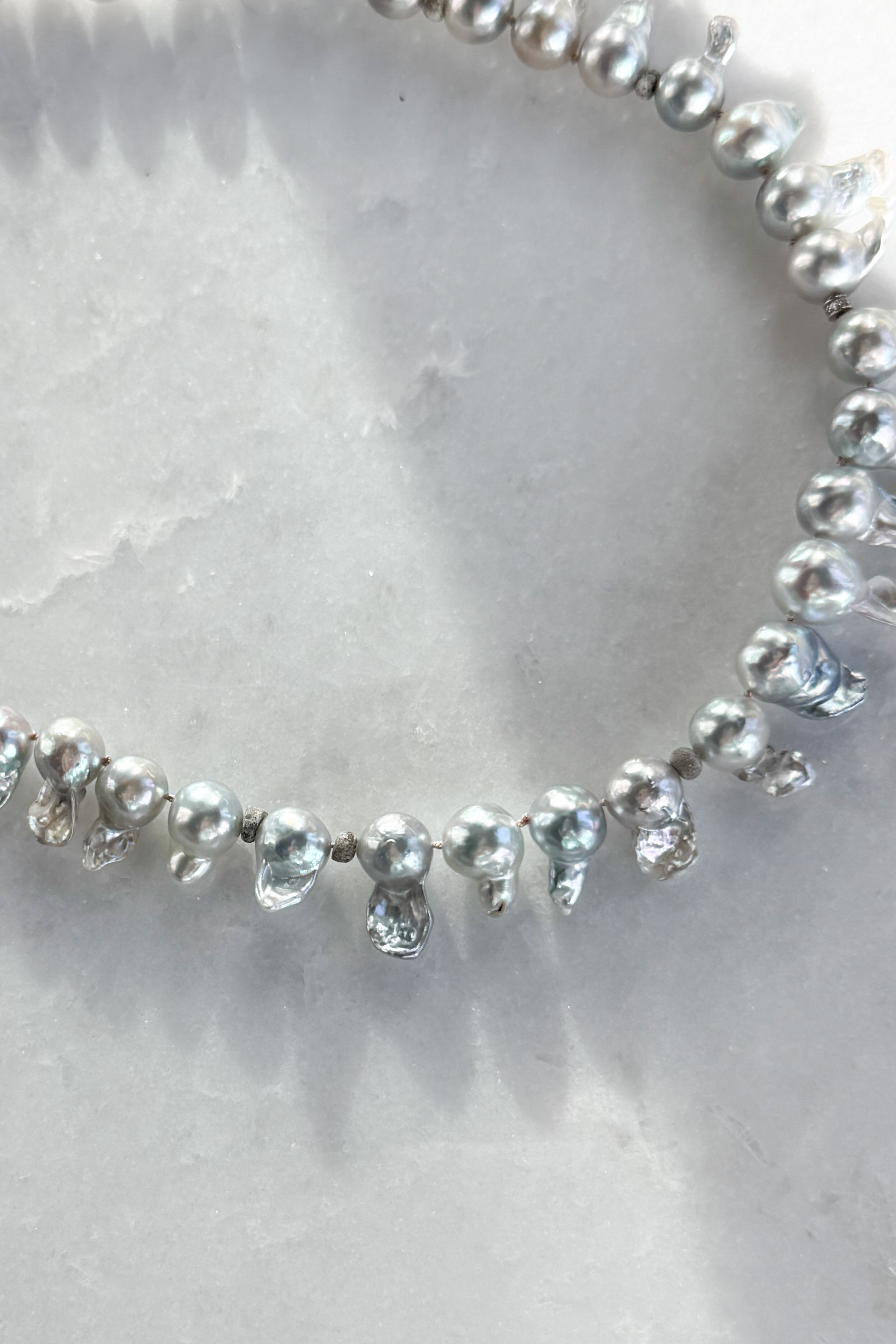 Graduated Baroque Pearl Necklace