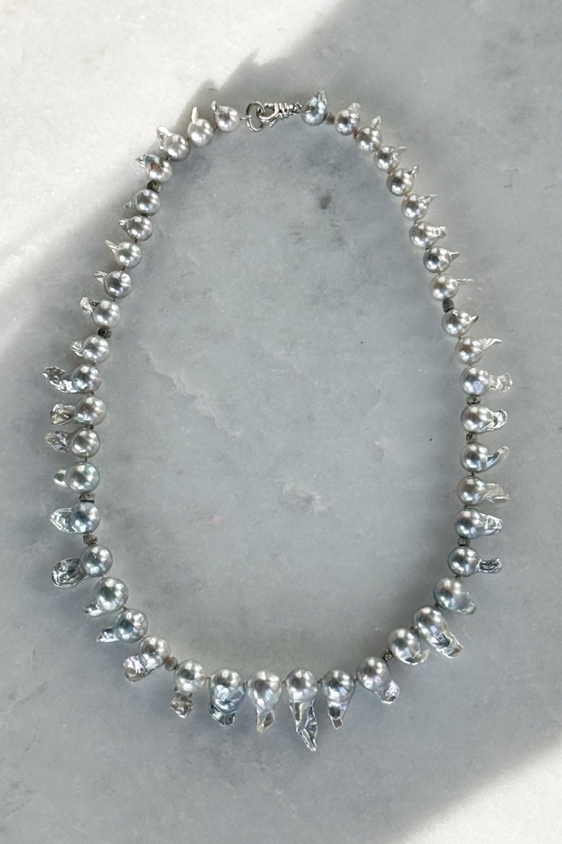 Graduated Baroque Pearl Necklace