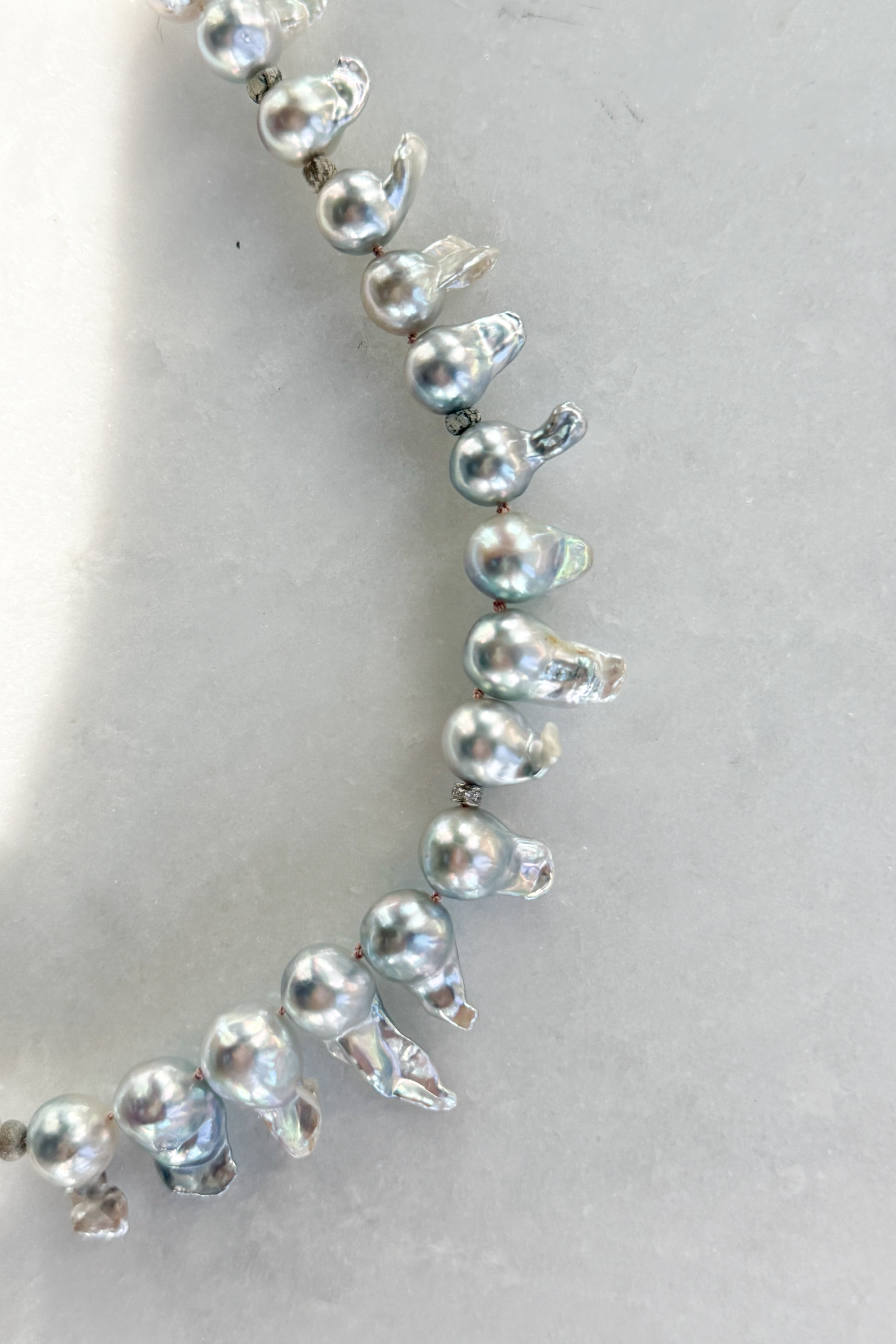 Graduated Baroque Pearl Necklace