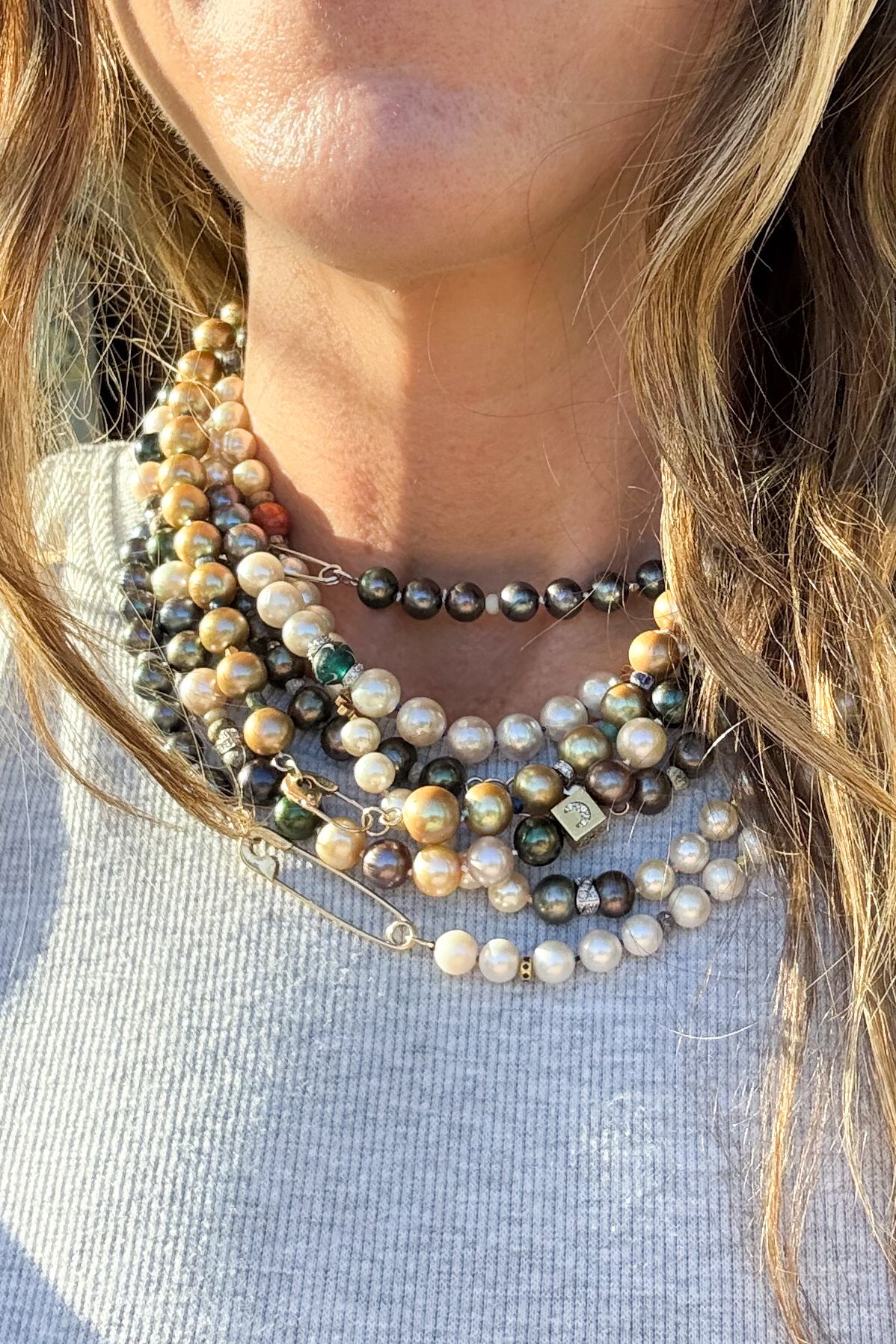 Golden Nila Pearl Necklace