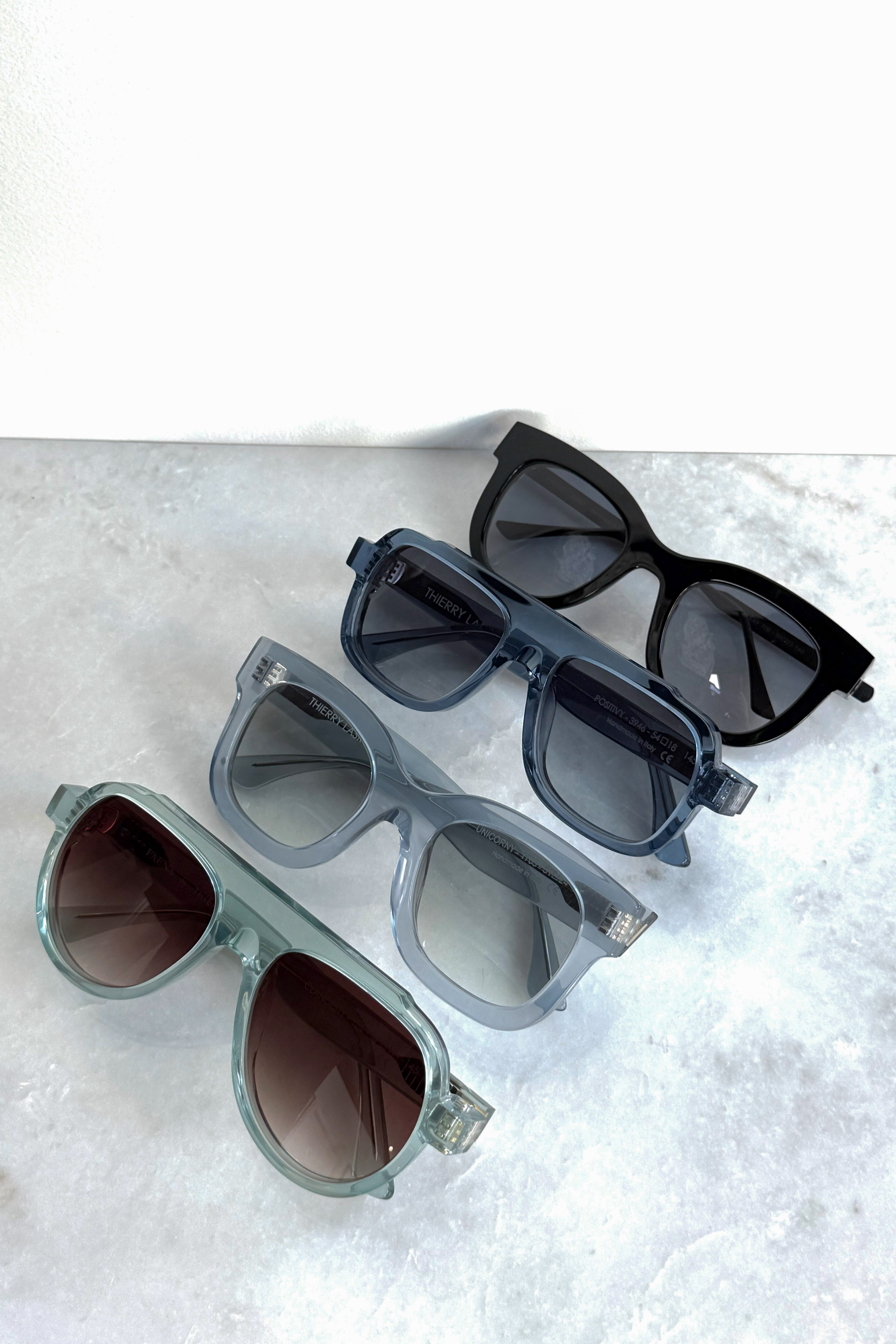 Unicorny Translucent Blue Sunglasses