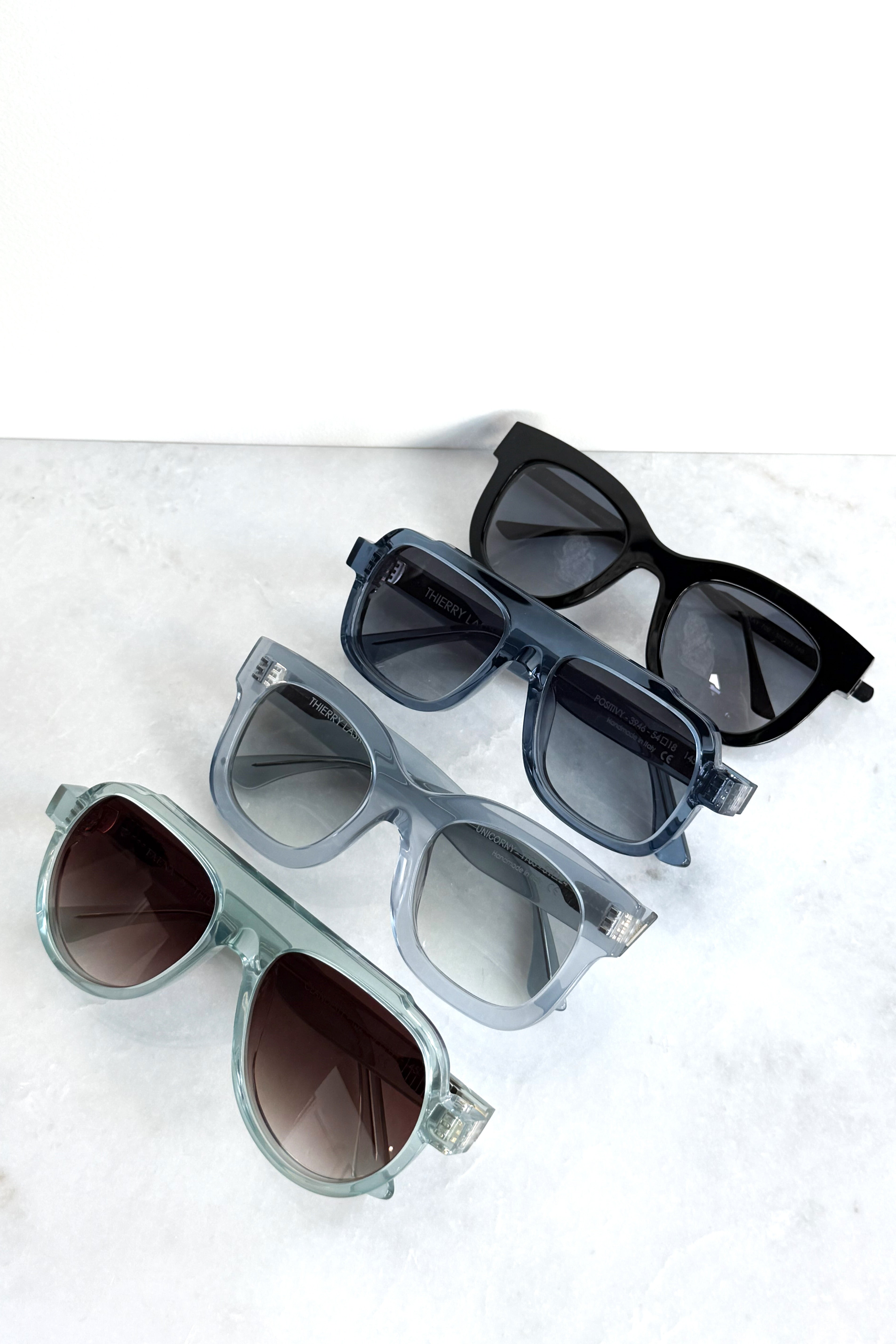 Unicorny Translucent Blue Sunglasses