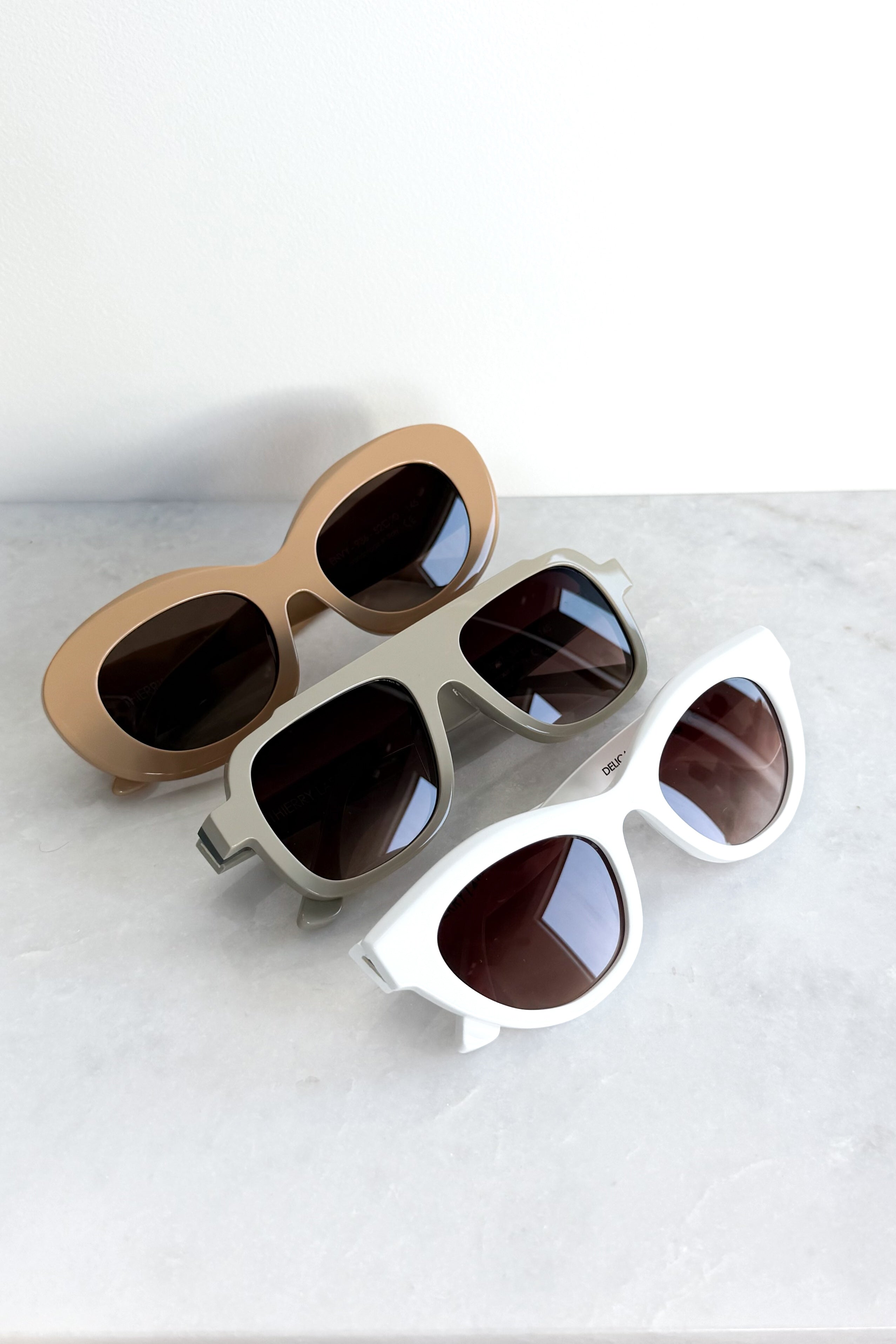 Positivy Beige Sunglasses