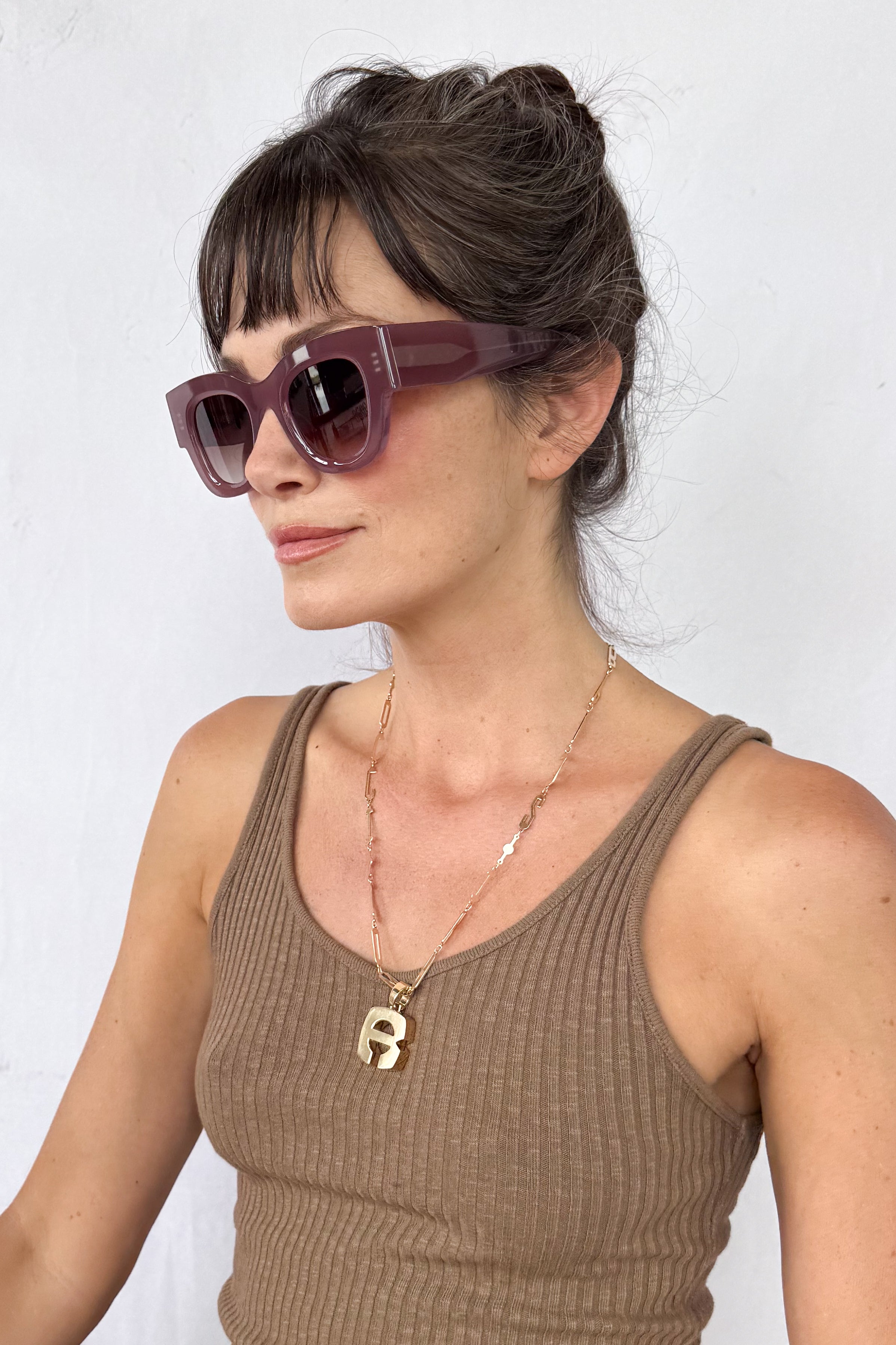 Confessy Milky Lilac Sunglasses