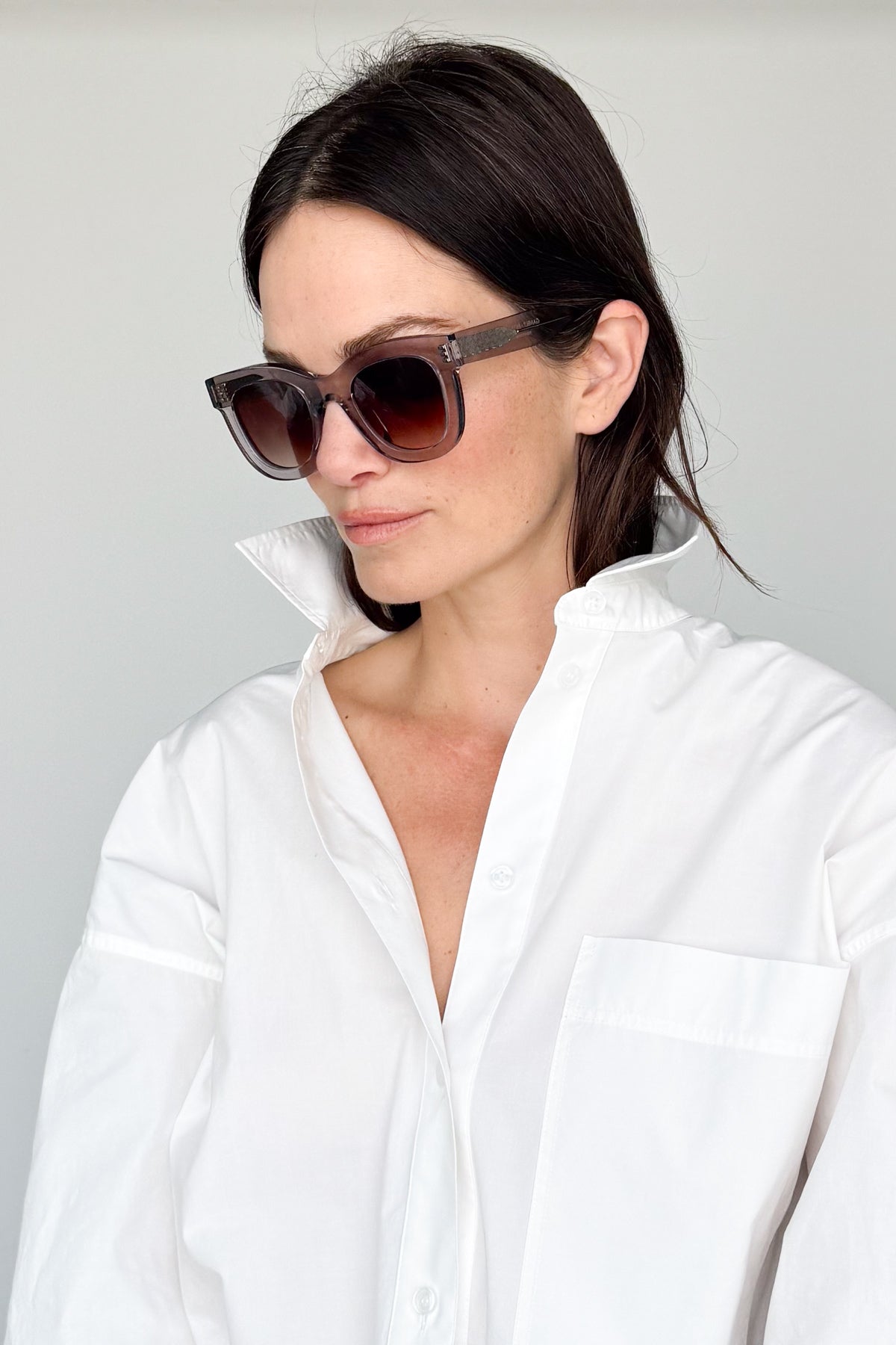 Gambly Beige Sunglasses