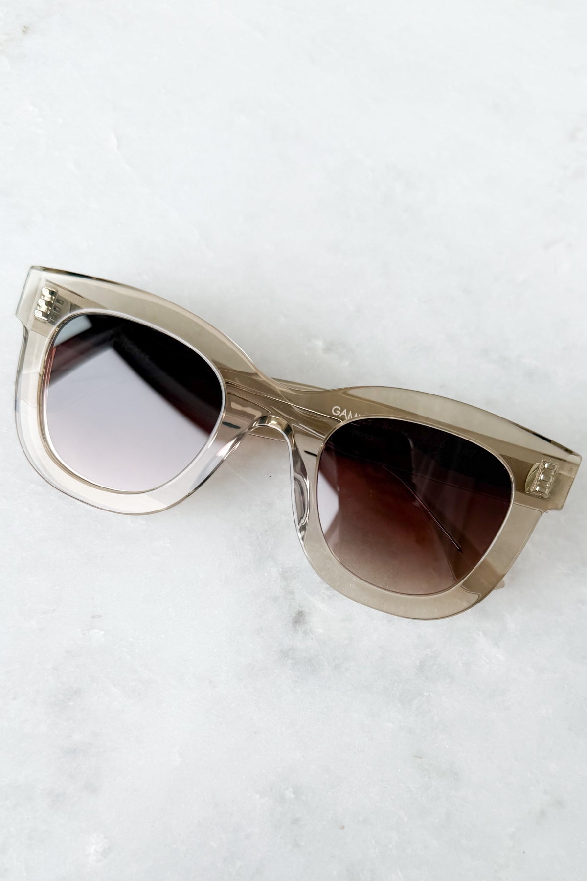 Gambly Champagne Sunglasses