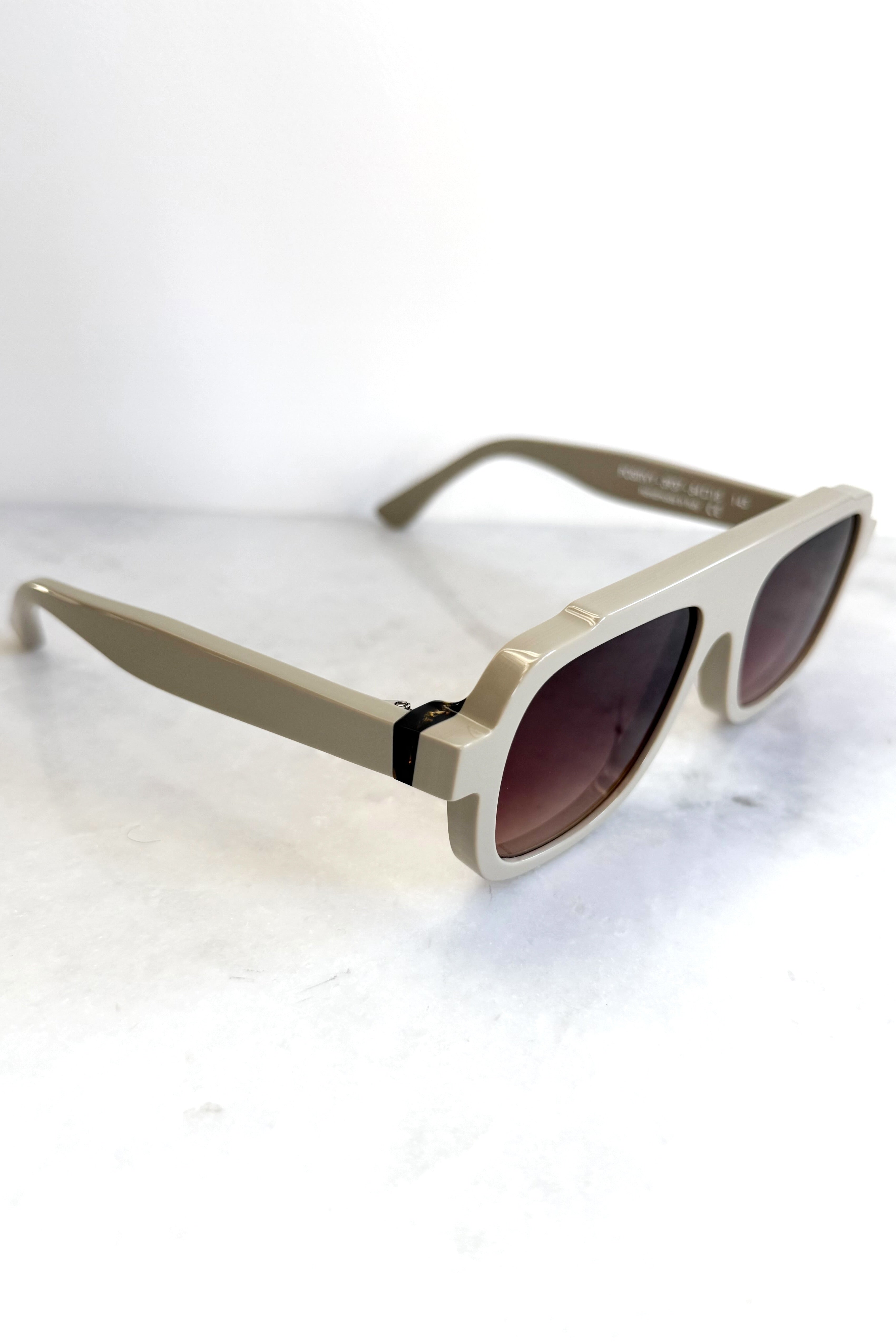 Positivy Beige Sunglasses