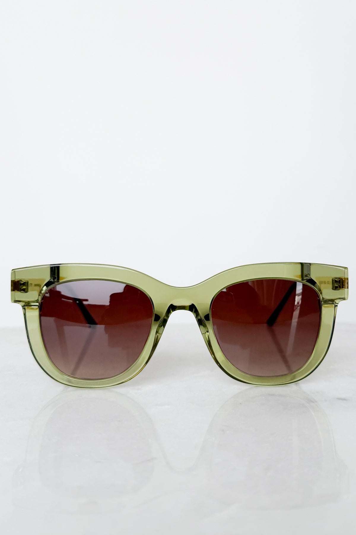 Sexxxy Translucent Green Sunglasses