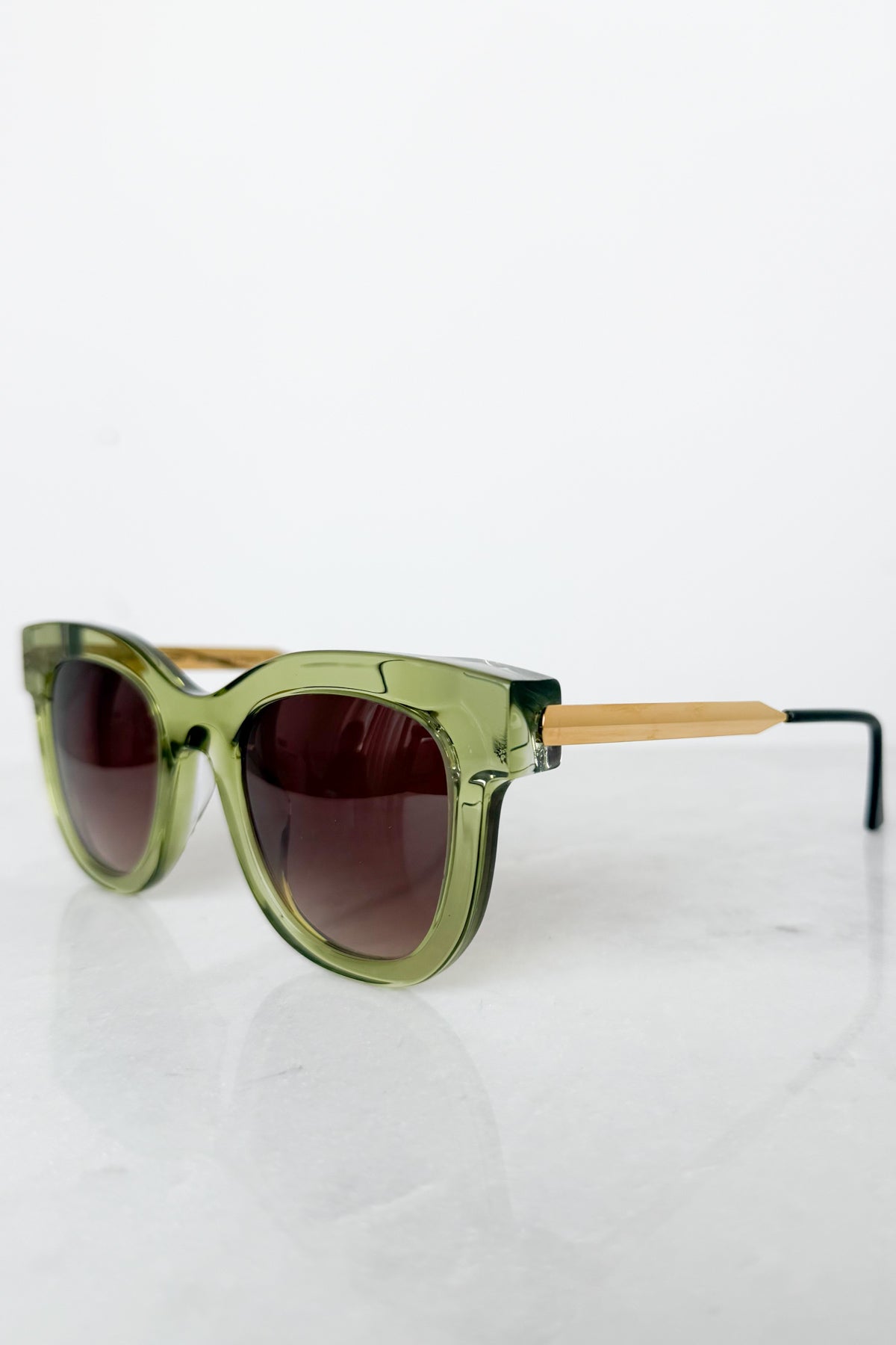Sexxxy Translucent Green Sunglasses