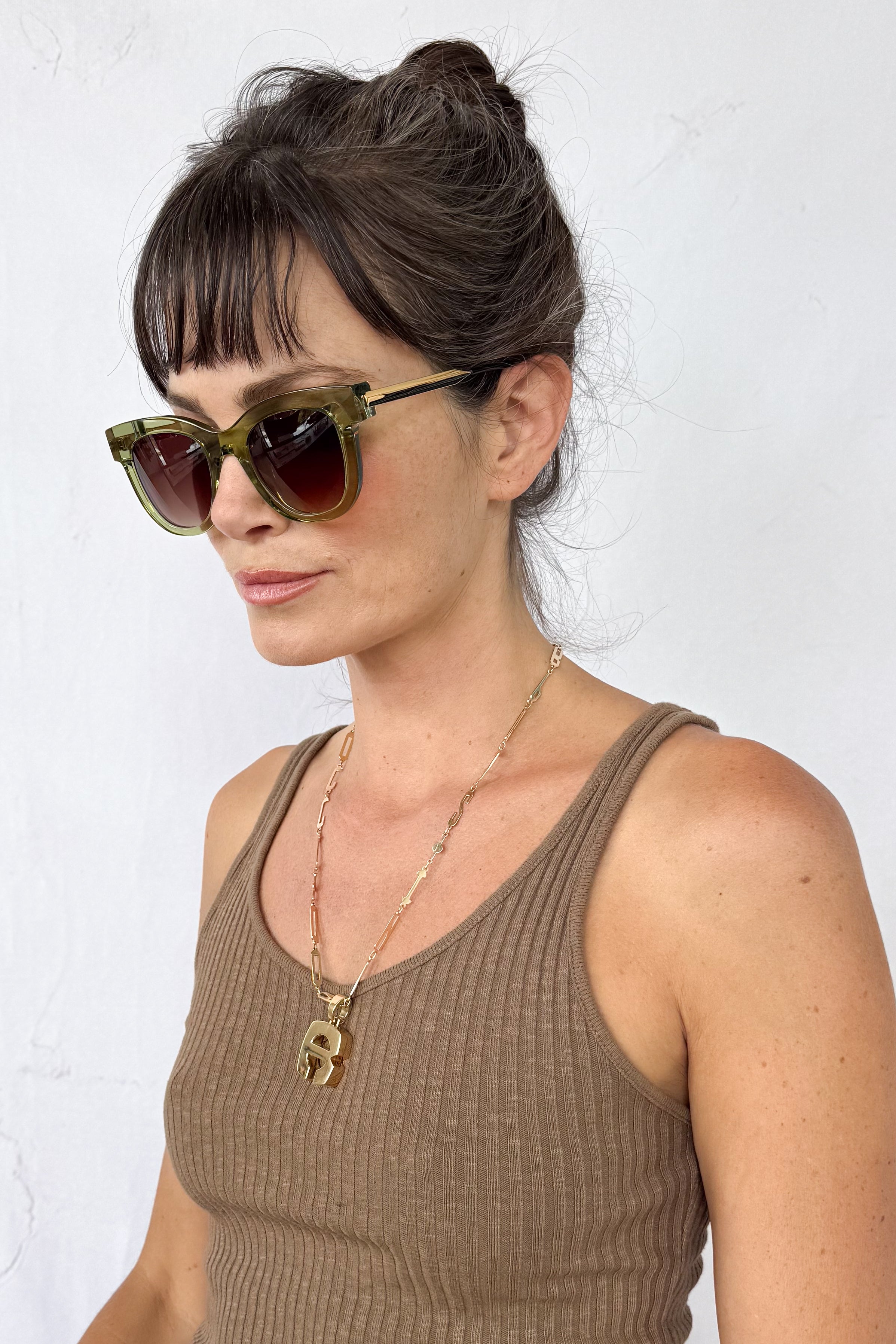 Sexxxy Translucent Green Sunglasses