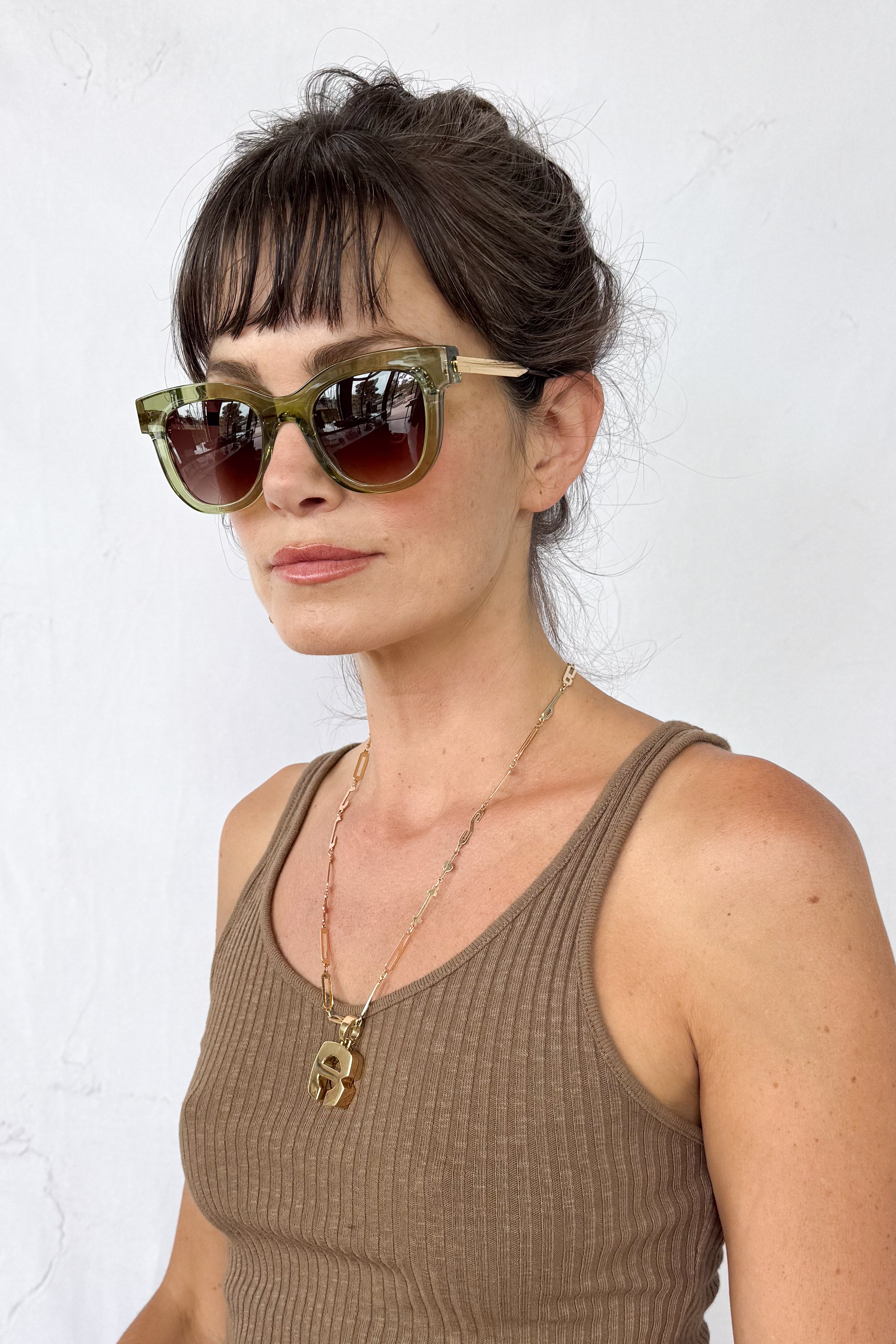 Sexxxy Translucent Green Sunglasses