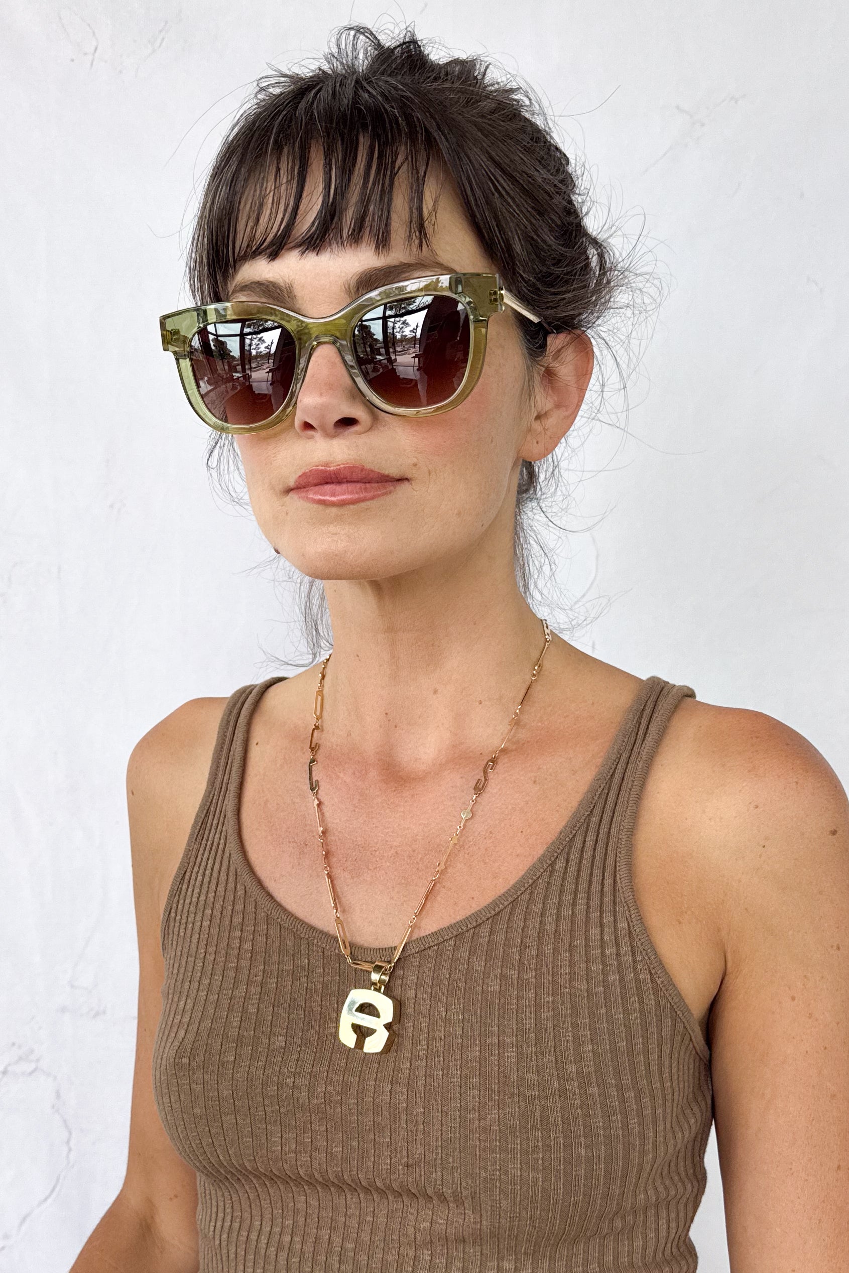 Sexxxy Translucent Green Sunglasses