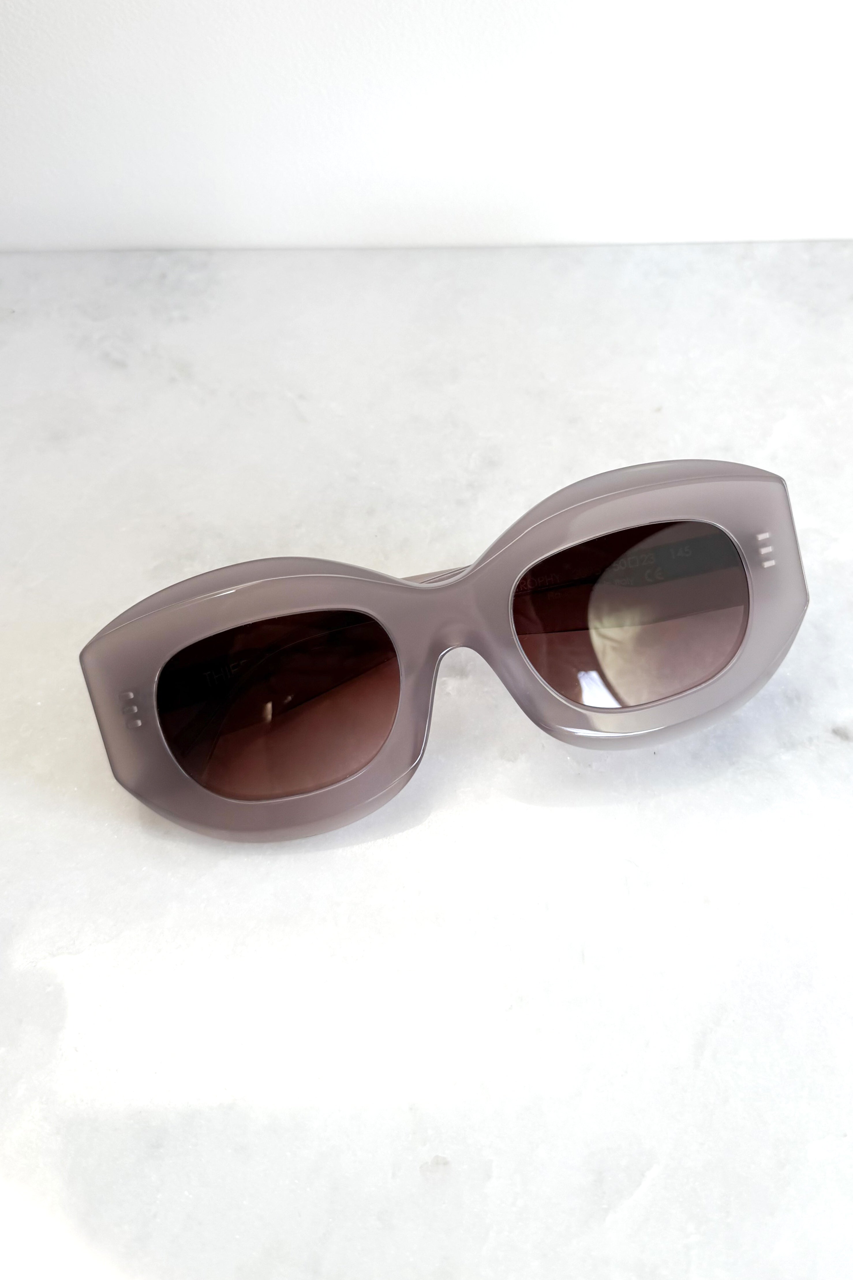 Trophy Milky Beige Sunglasses