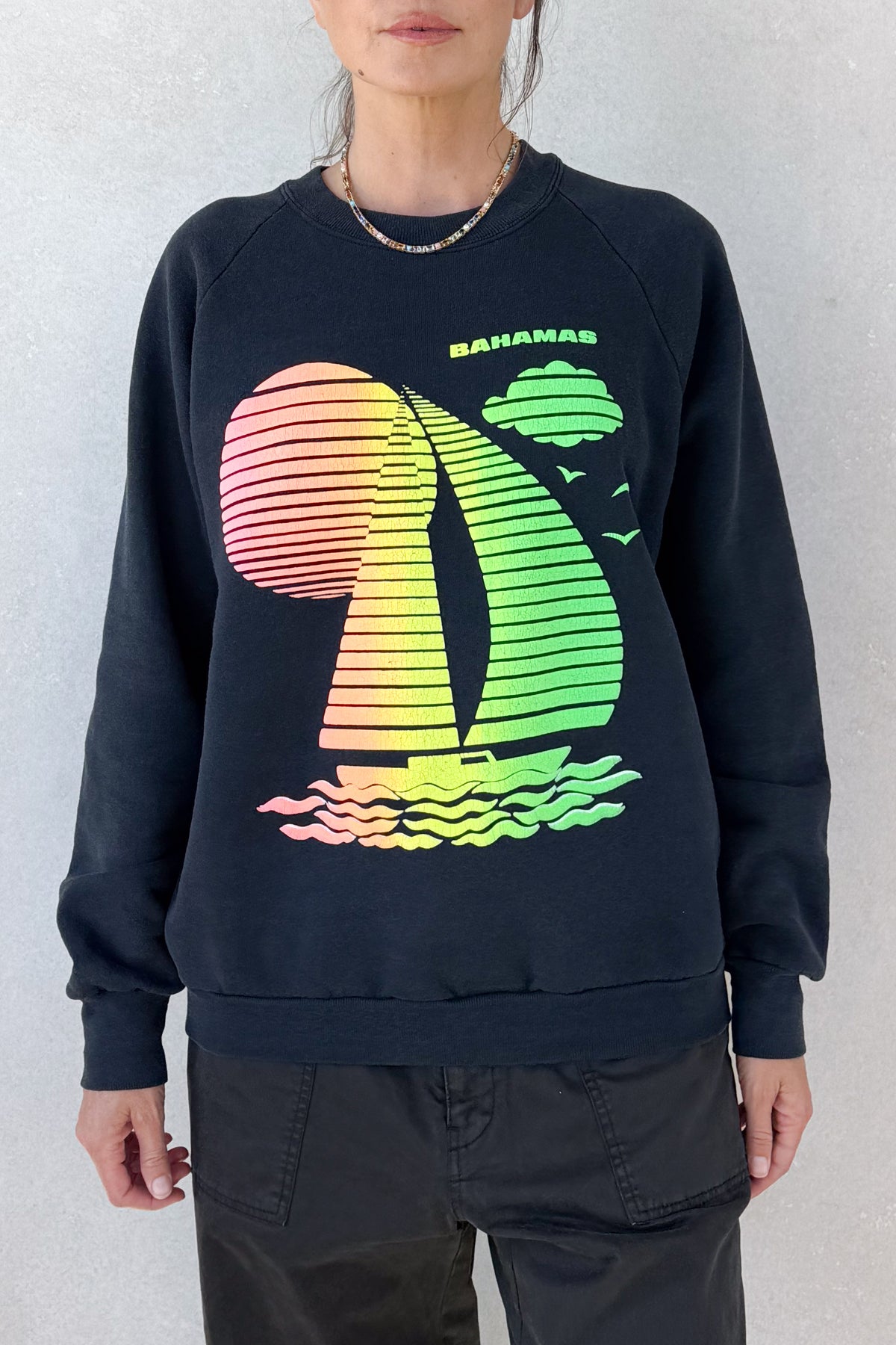 Tourist ILY "Bahamas" Sweatshirt - Black S