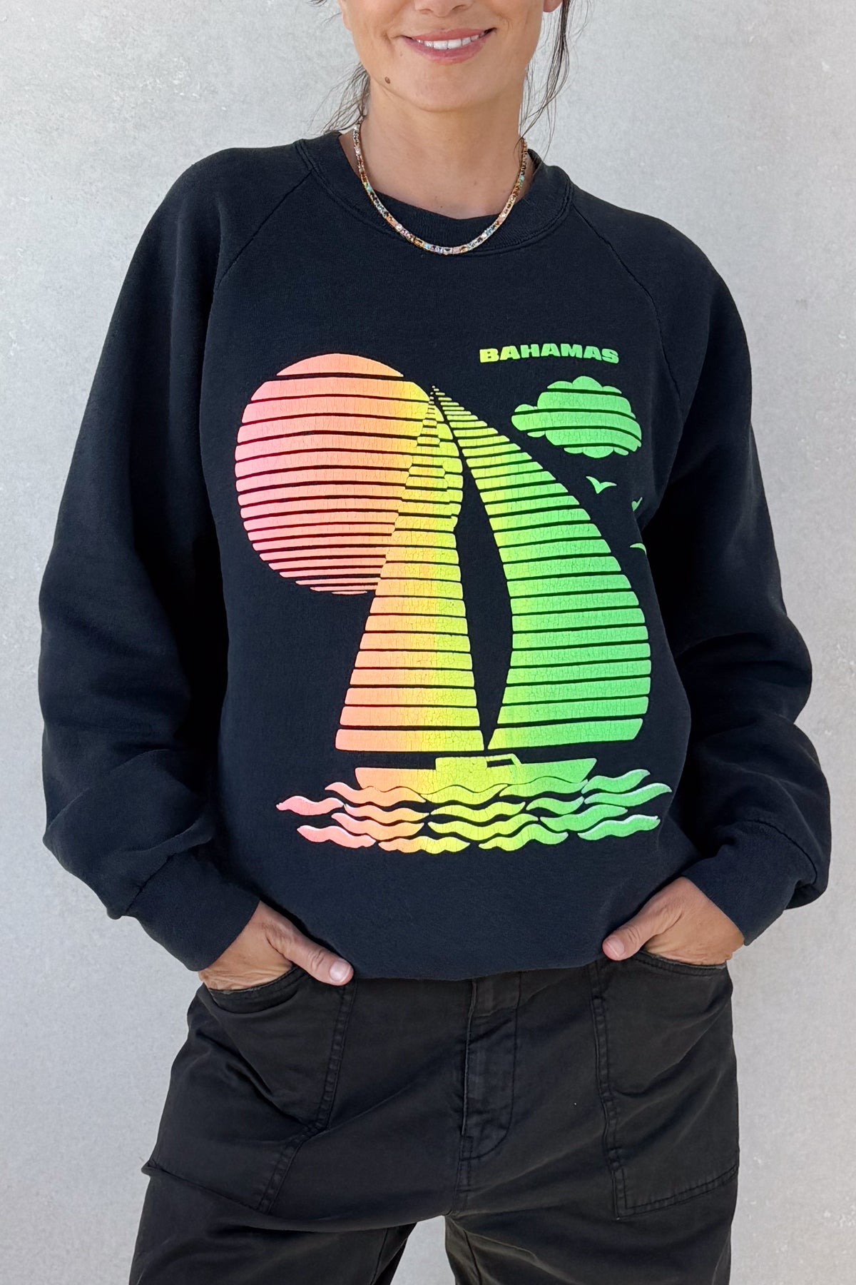 Tourist ILY "Bahamas" Sweatshirt - Black S