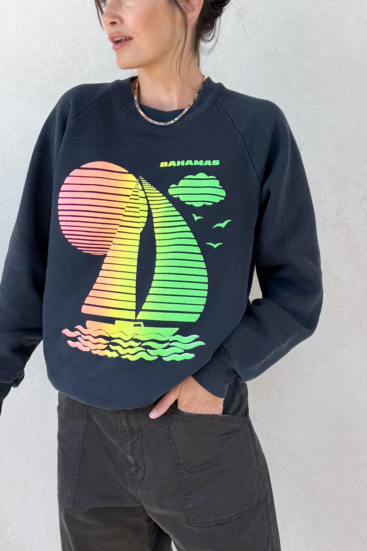 Tourist ILY "Bahamas" Sweatshirt - Black S