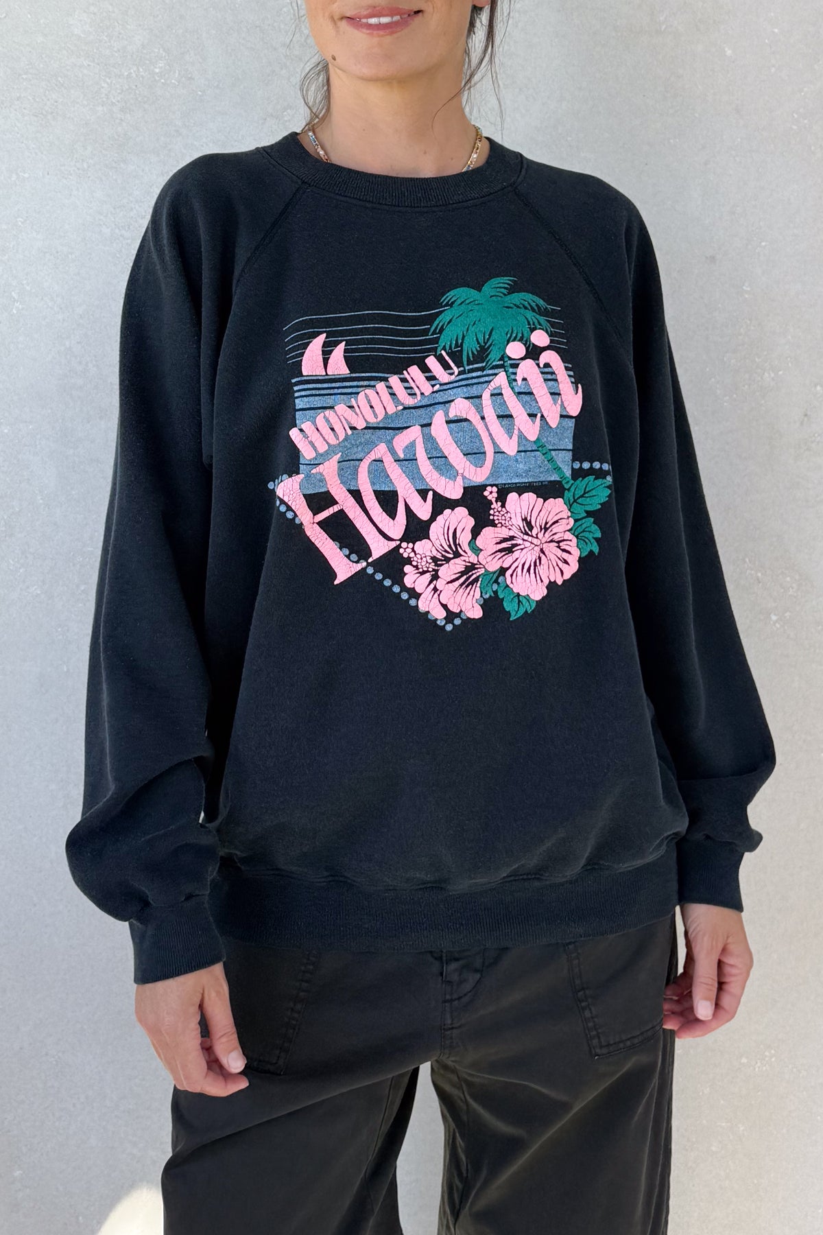 Tourist ILY "Hawaii" Sweatshirt - Black S/M