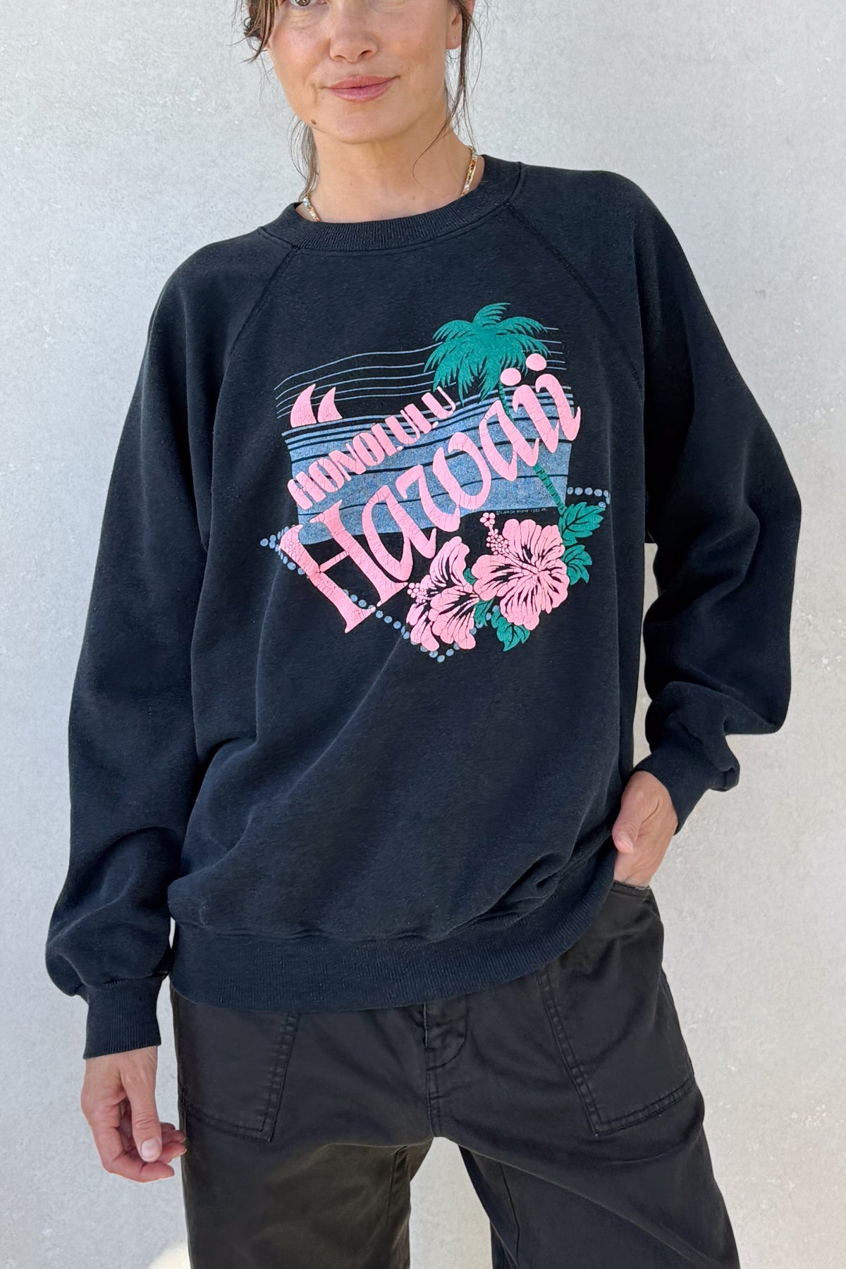 Tourist ILY "Hawaii" Sweatshirt - Black S/M