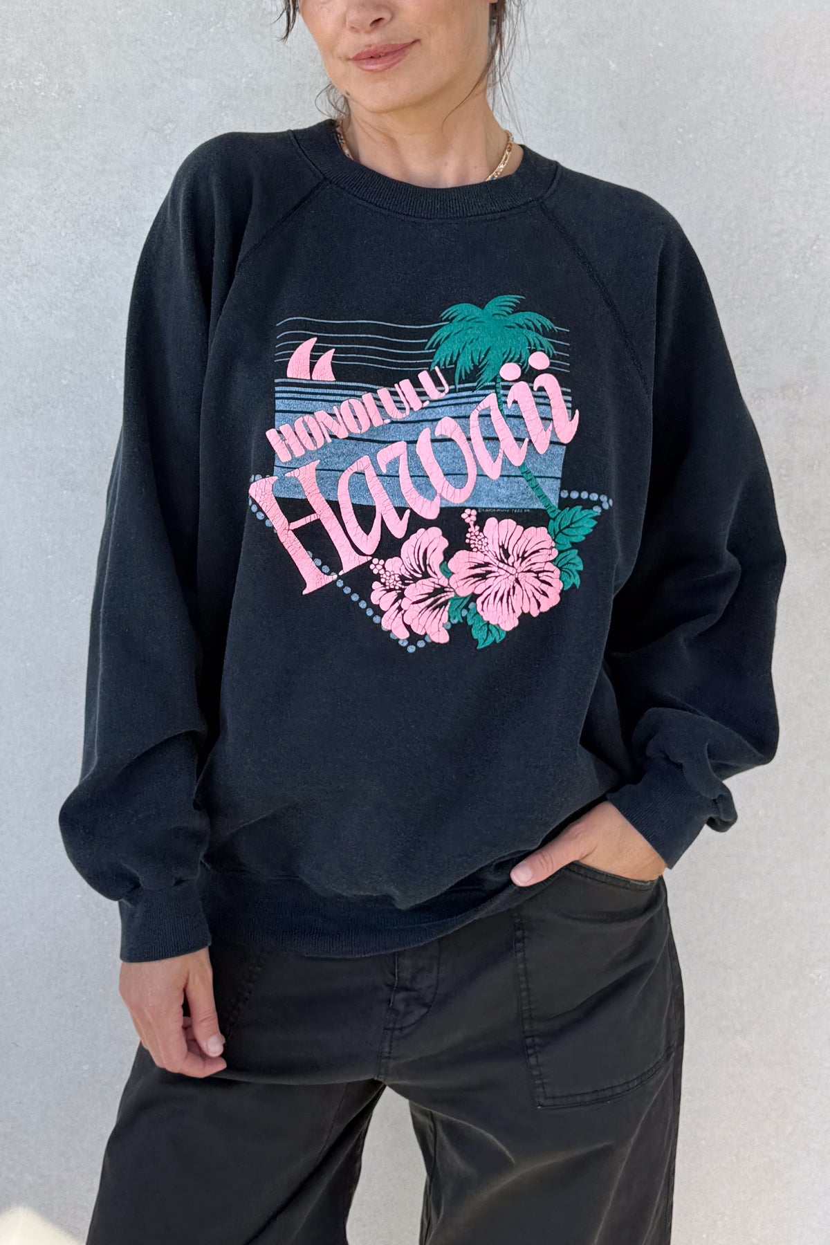 Tourist ILY "Hawaii" Sweatshirt - Black S/M