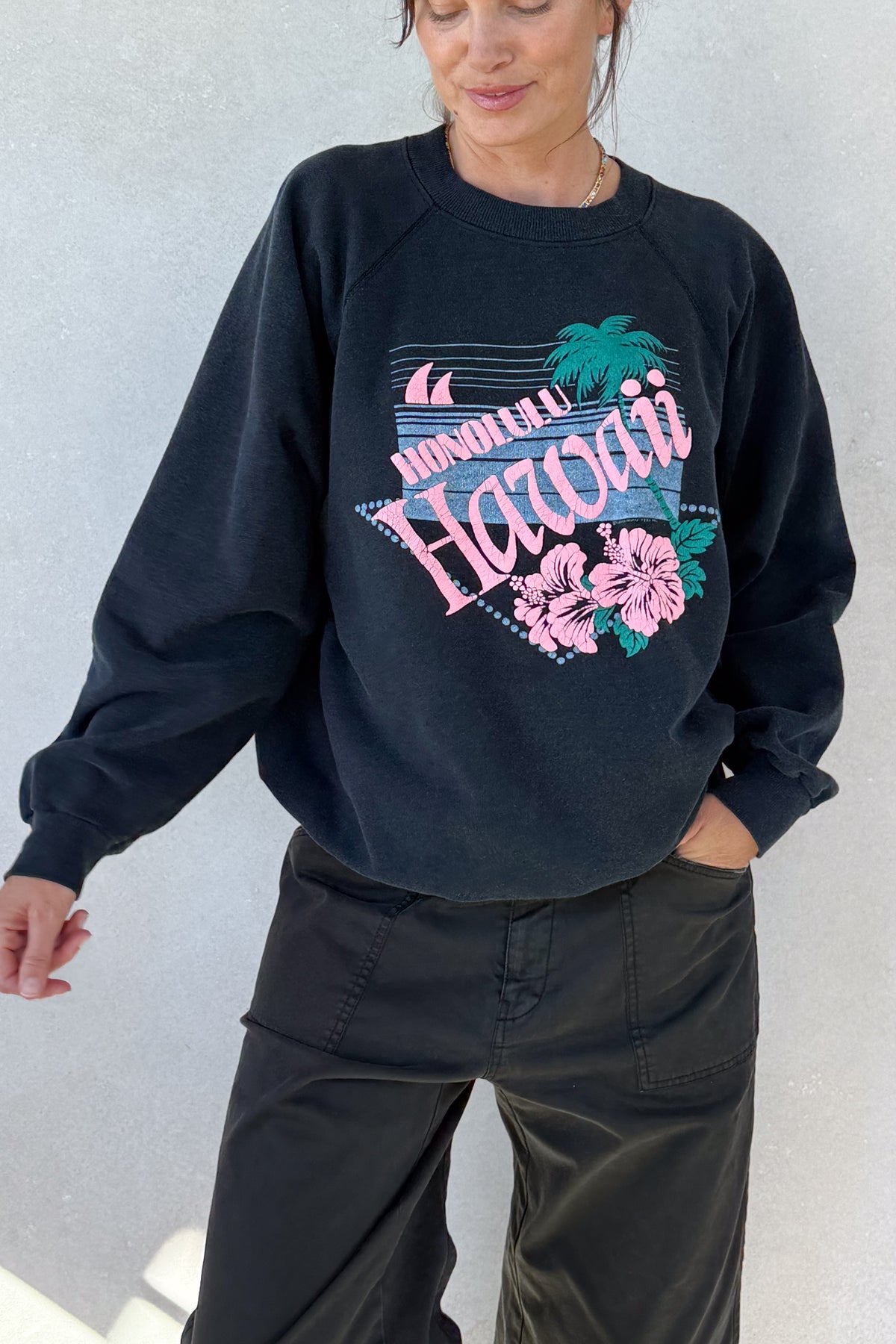 Tourist ILY "Hawaii" Sweatshirt - Black S/M