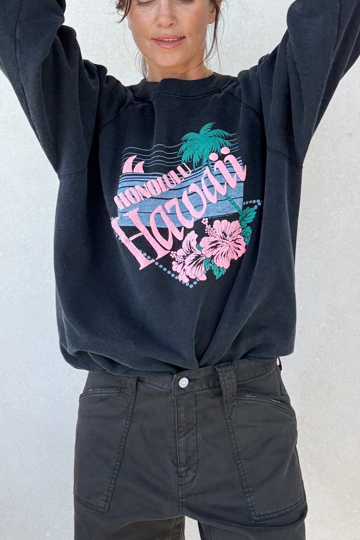 Tourist ILY "Hawaii" Sweatshirt - Black S/M