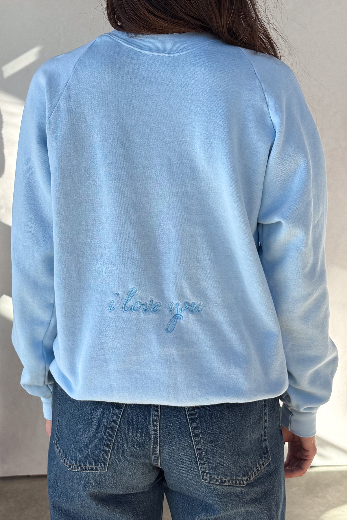 Tourist ILY "Hawaii" Sweatshirt - Light Blue S