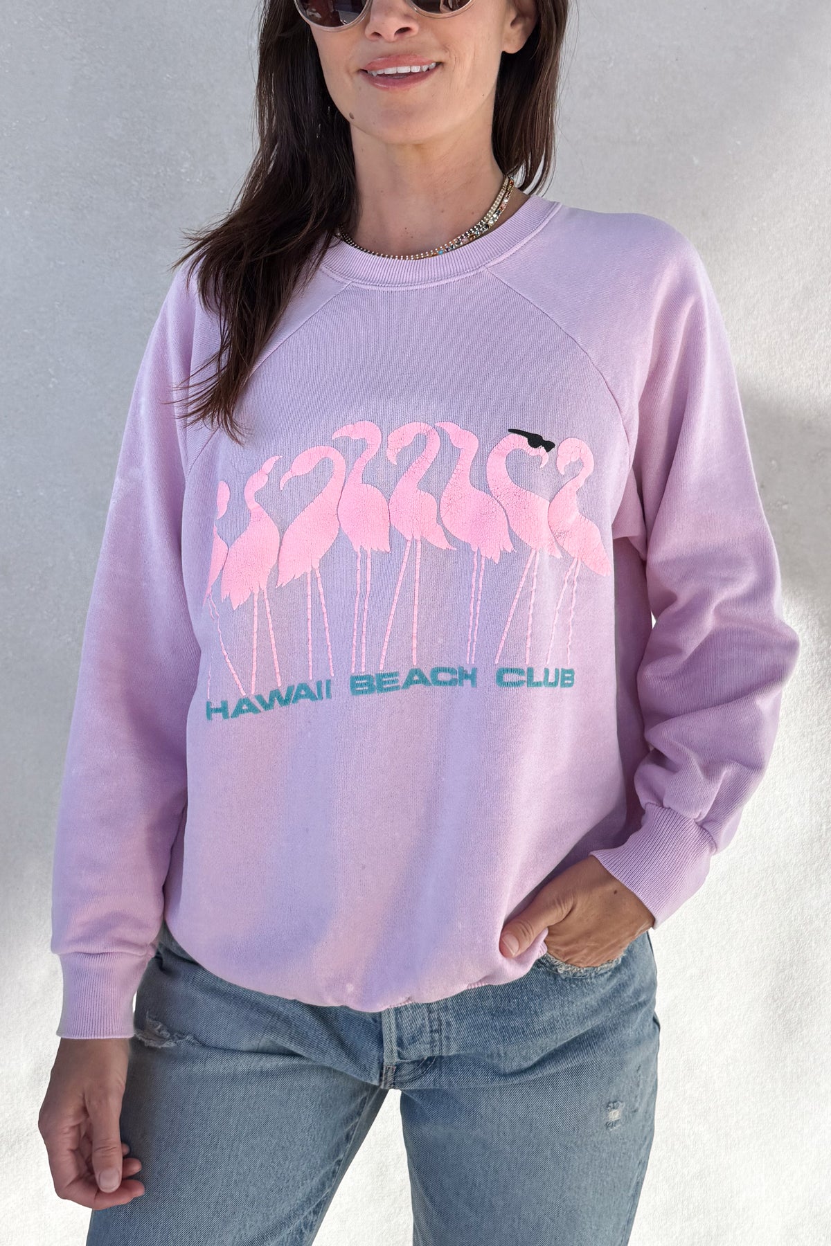 Tourist ILY "Flamingo" Sweatshirt - Pink S
