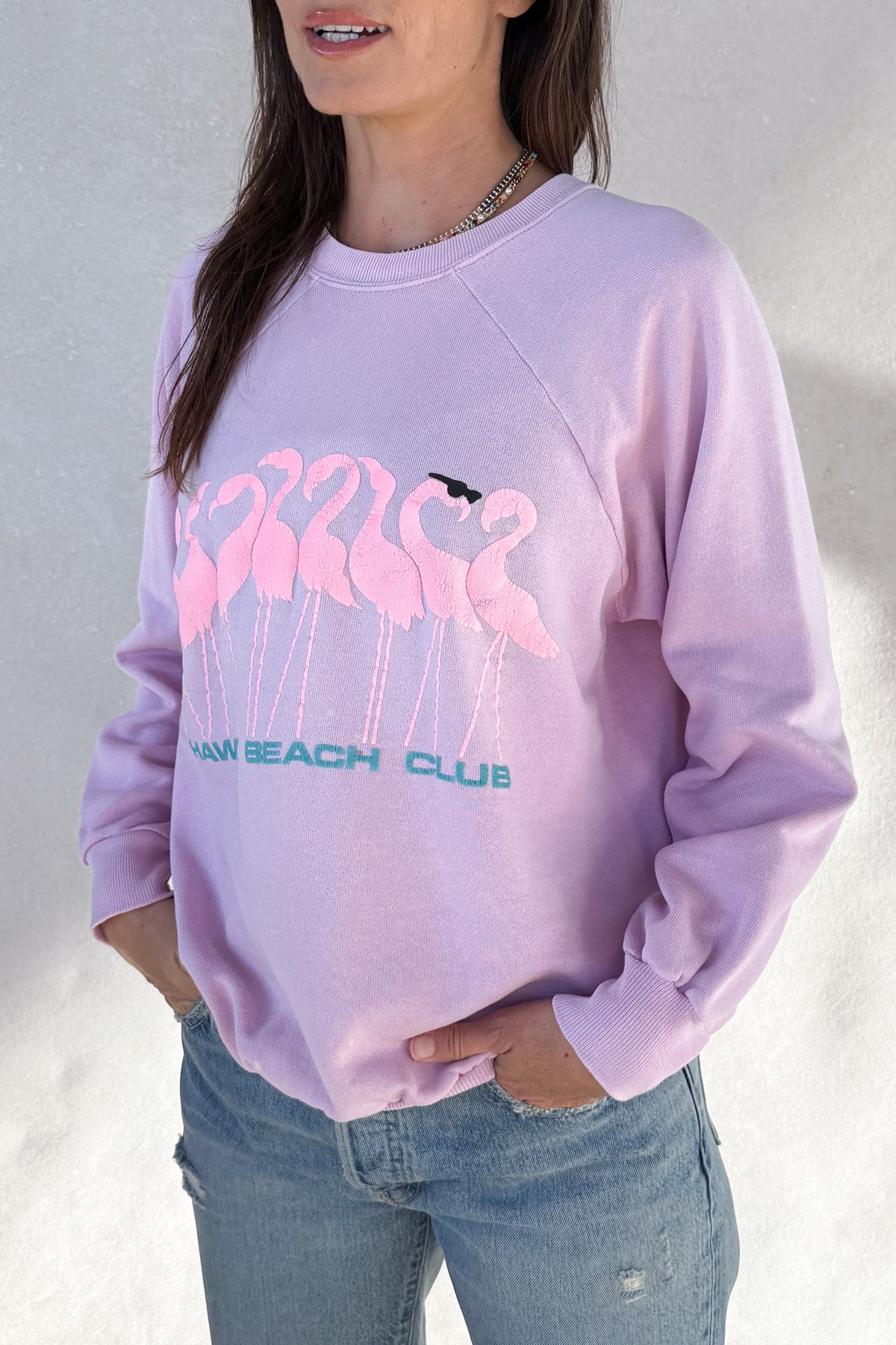 Tourist ILY "Flamingo" Sweatshirt - Pink S