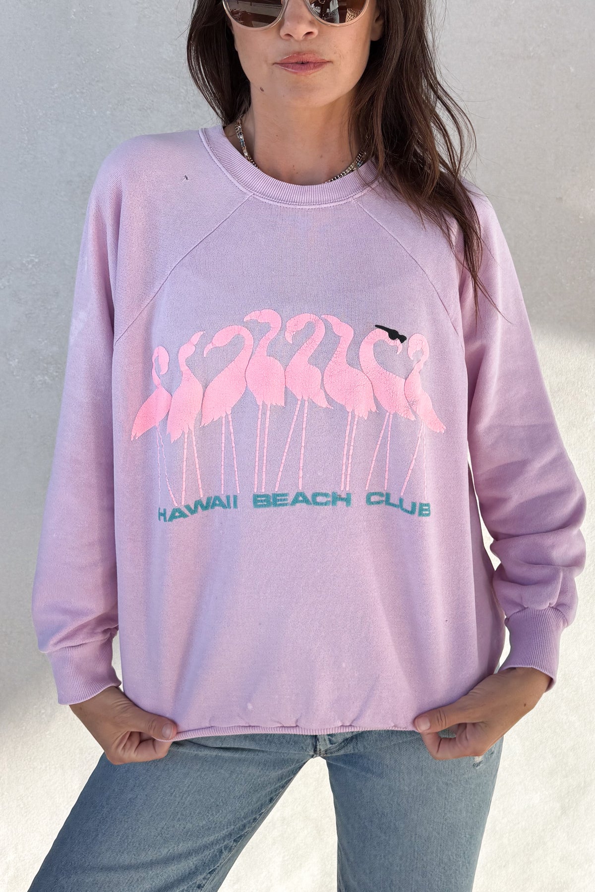 Tourist ILY "Flamingo" Sweatshirt - Pink S