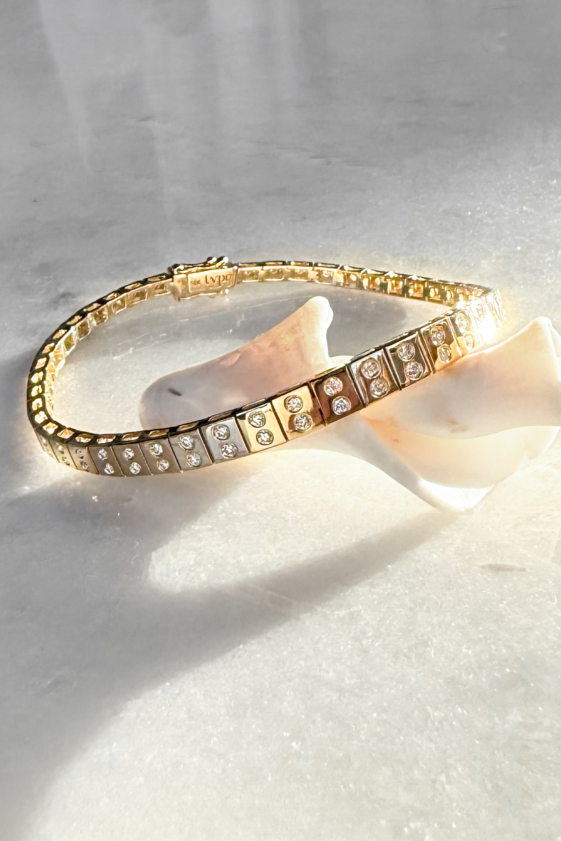 Leggo Diamond ID Tennis Bracelet