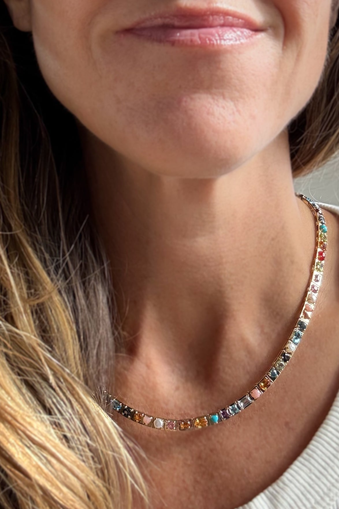 Mini Leggo Gemstone Necklace
