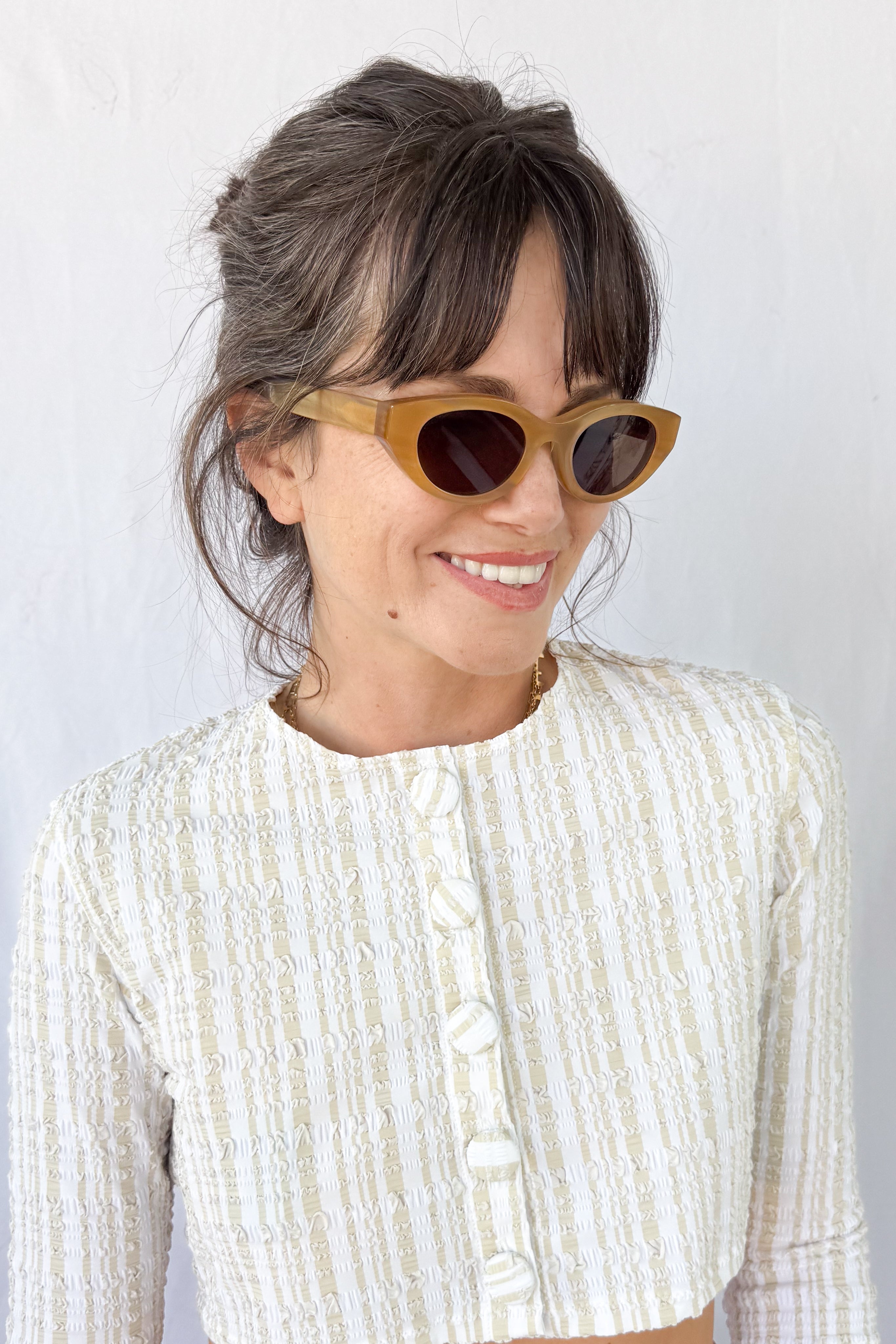 Acidity Yellow Horn Sunglasses