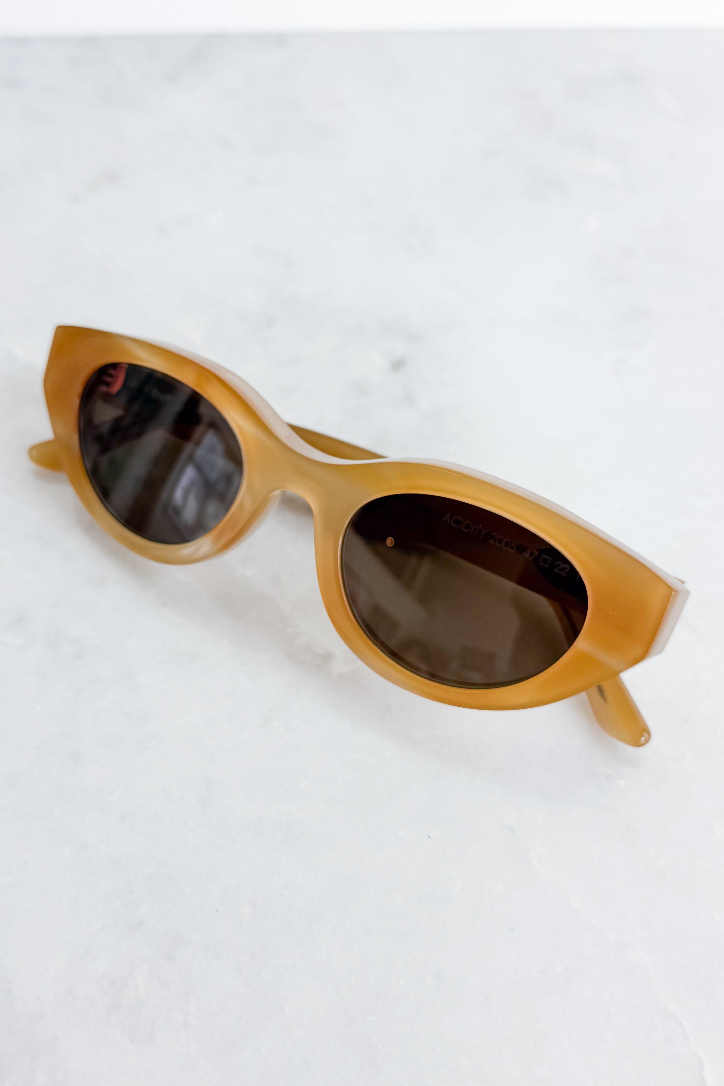 Acidity Yellow Horn Sunglasses