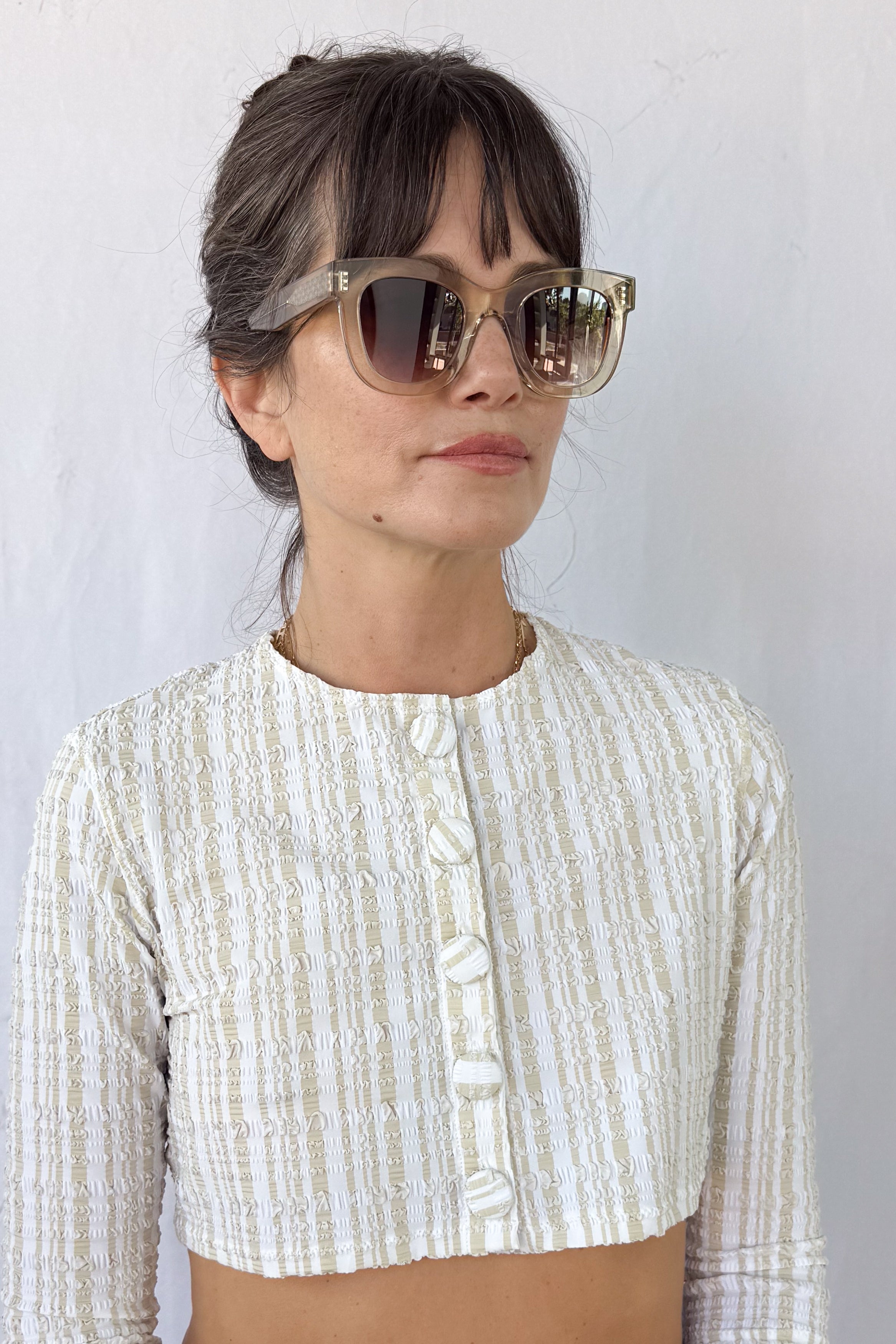 Gambly Champagne Sunglasses