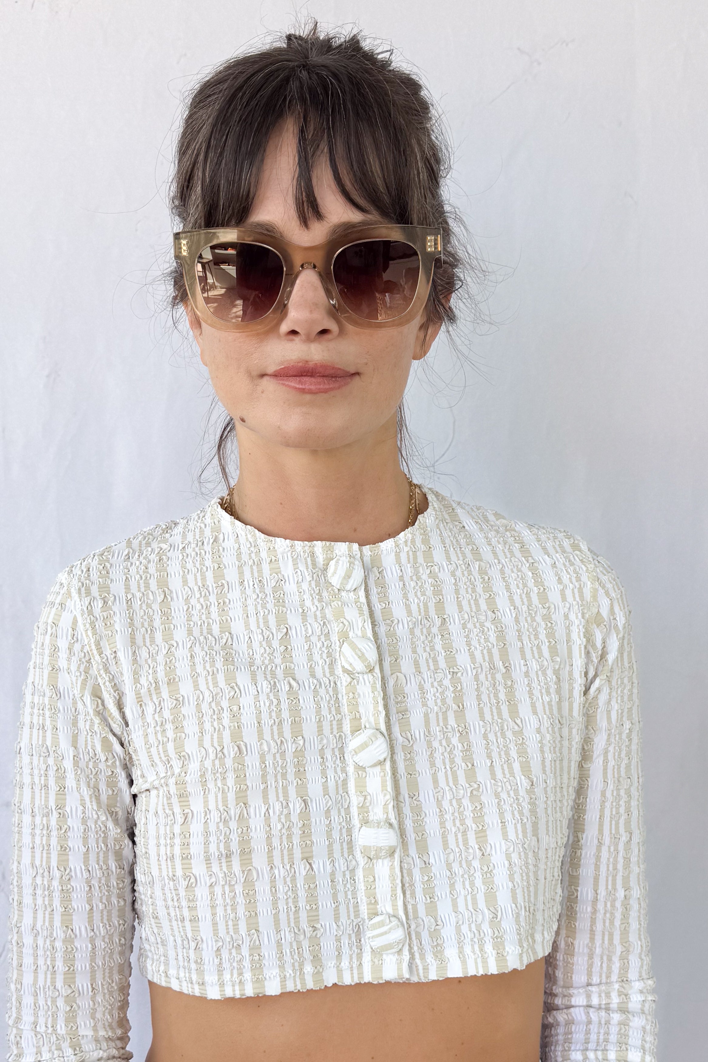 Gambly Champagne Sunglasses